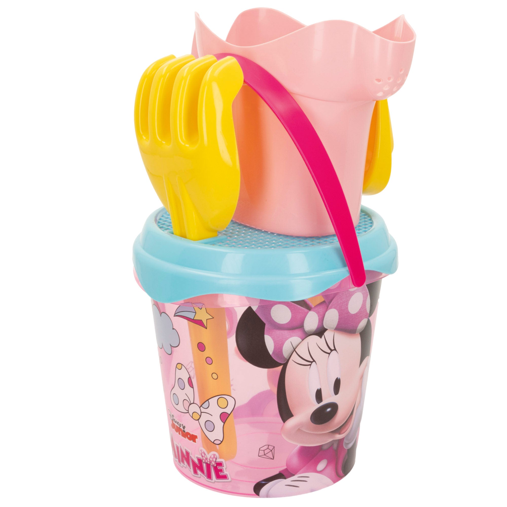 Minnie Set cubo de playa con toalla, accesorios y bolsa