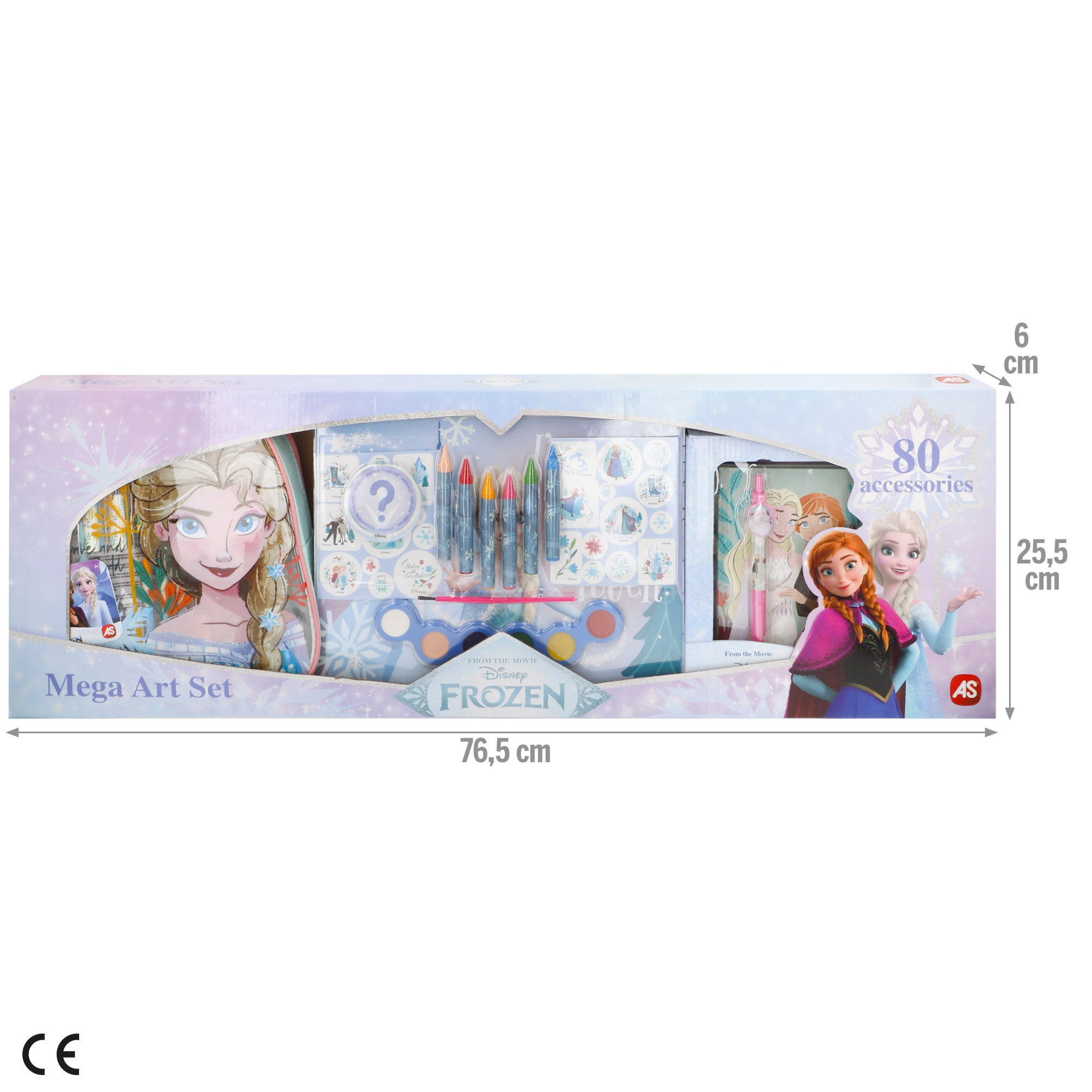 Frozen Set de dibujo 80 piezas + 3 años