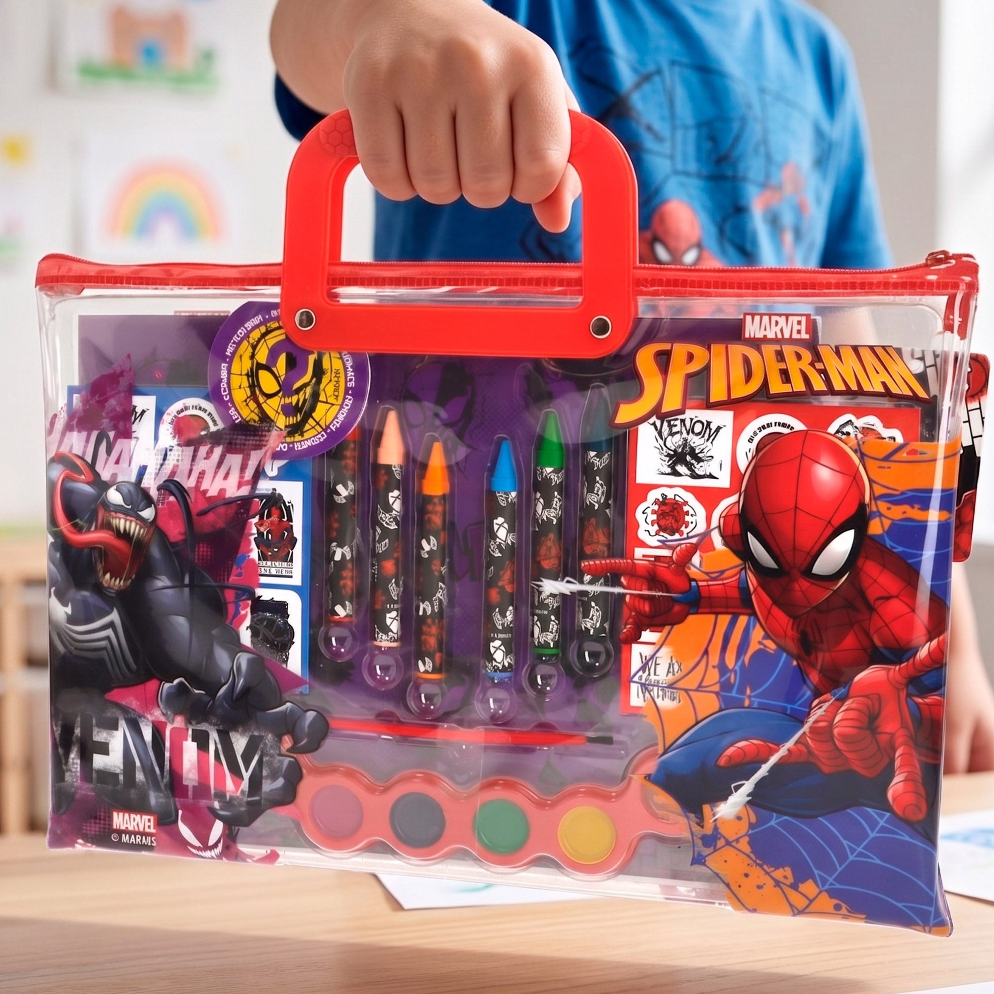Spiderman Set de dibujo con accesorios +3 años