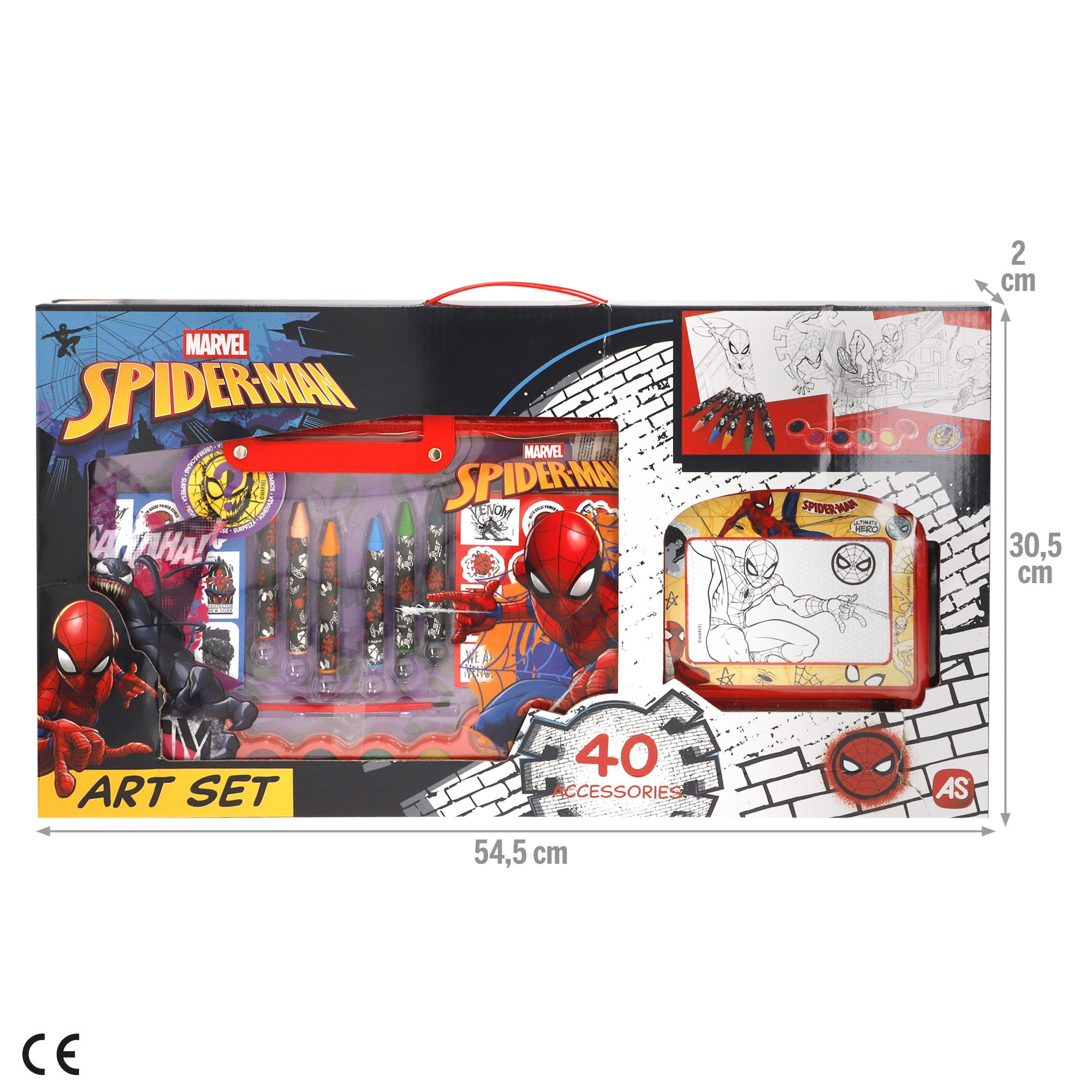 Spiderman Set de dibujo con accesorios +3 años