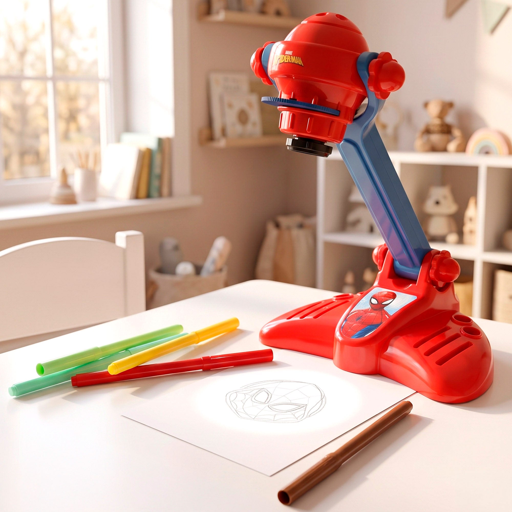 Spiderman Proyector de dibujo + 4 años