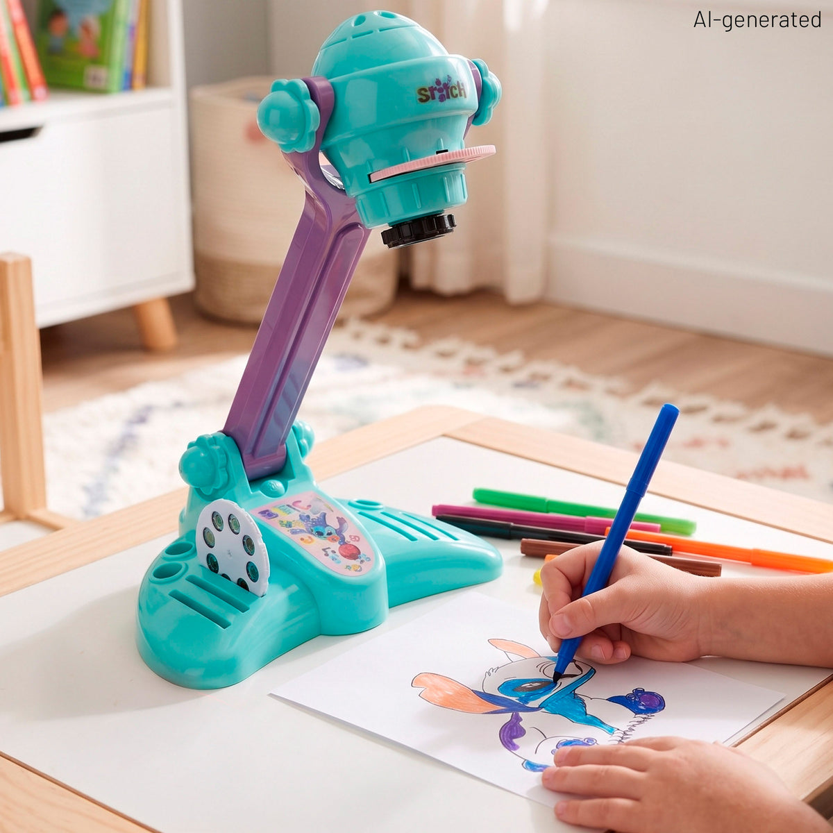 Stitch Proyector de dibujo + 4 años