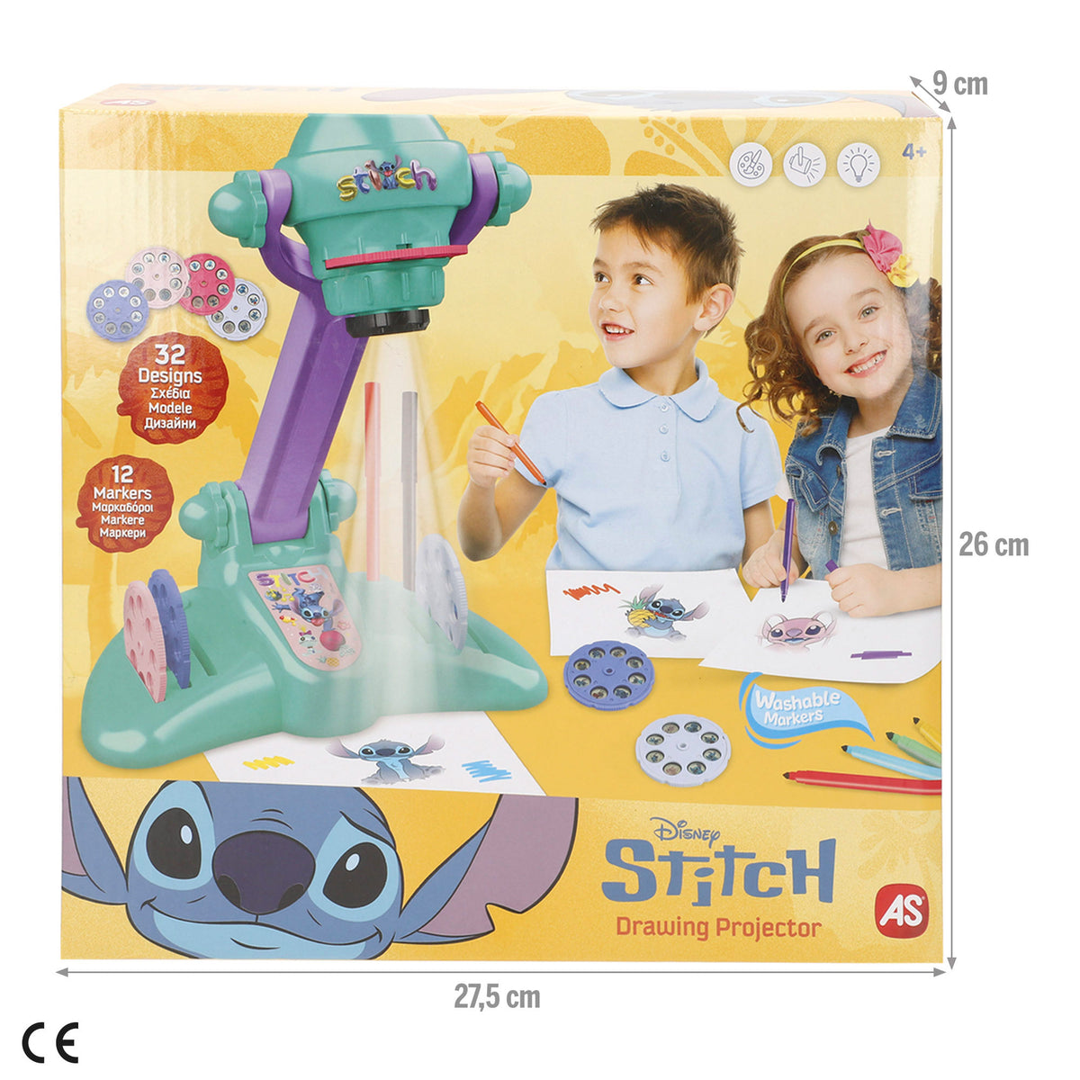 Stitch Proyector de dibujo + 4 años