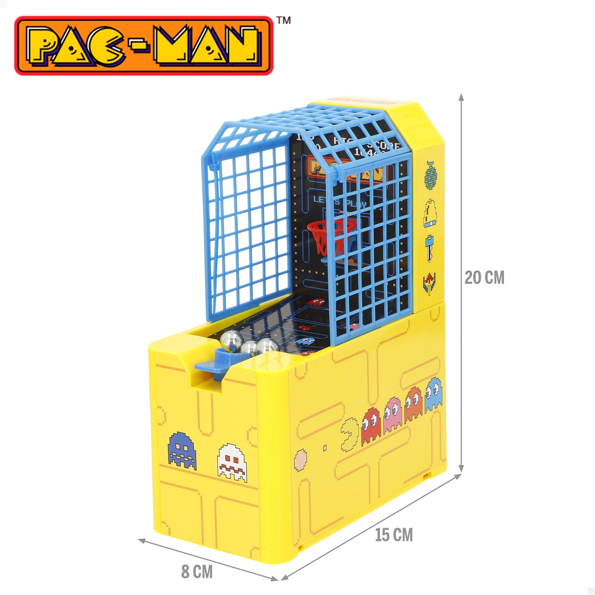 Pac-Man Juego baloncesto arcade de mesa + 3 años