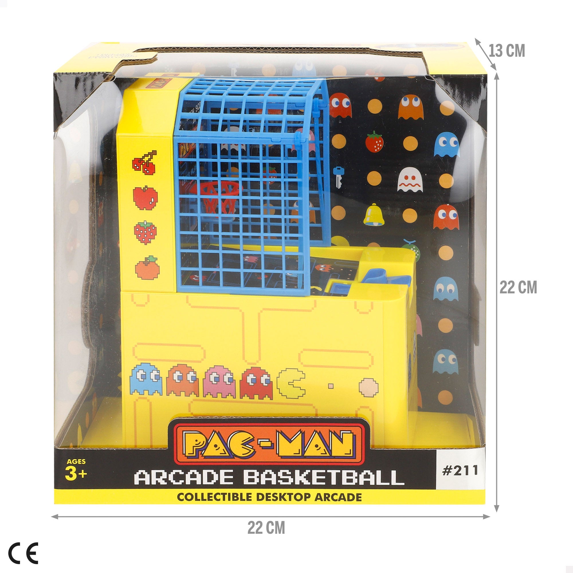 Pac-Man Juego baloncesto arcade de mesa + 3 años