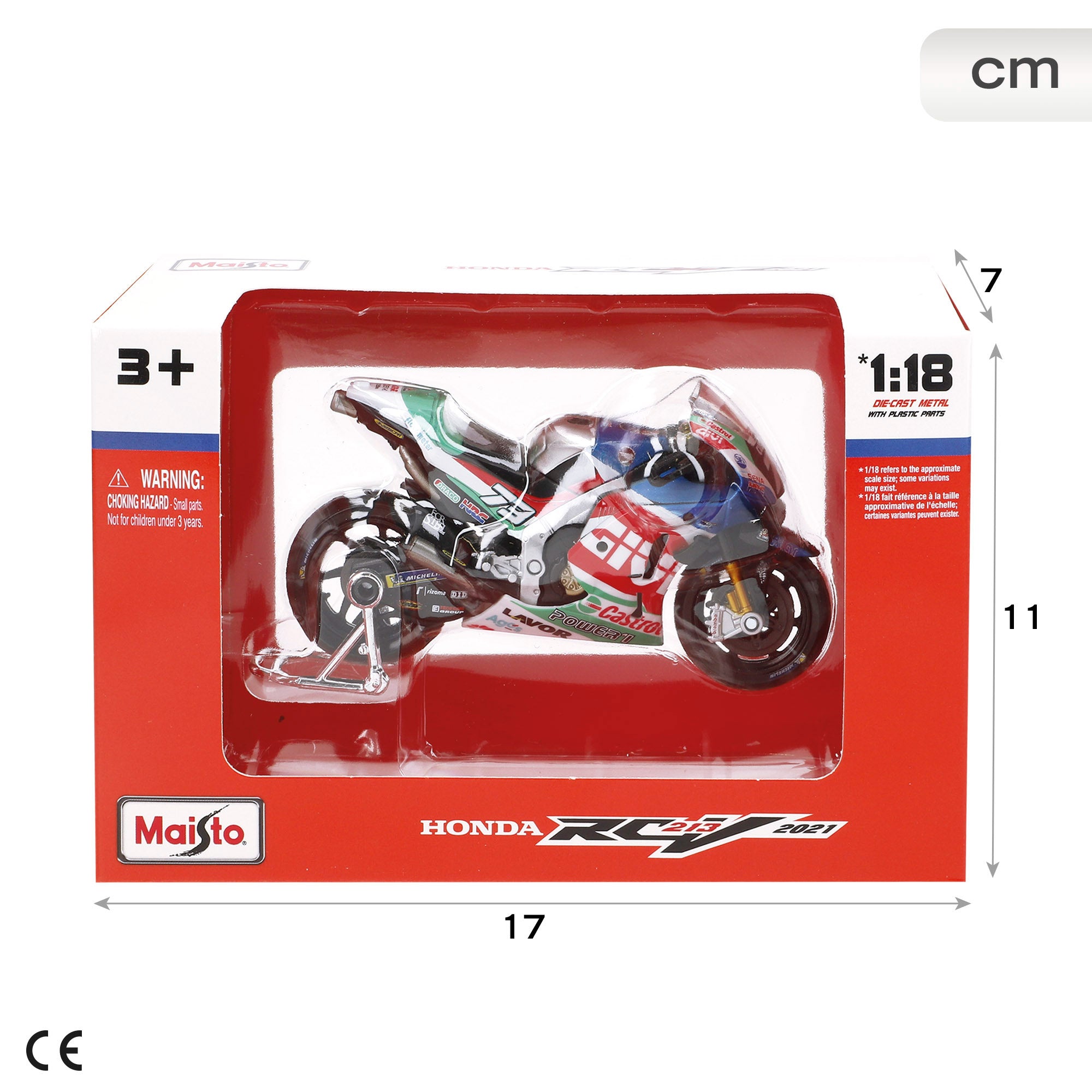 Maisto Moto 1:18 Honda RC213V Á. Márquez MotoGP 2021