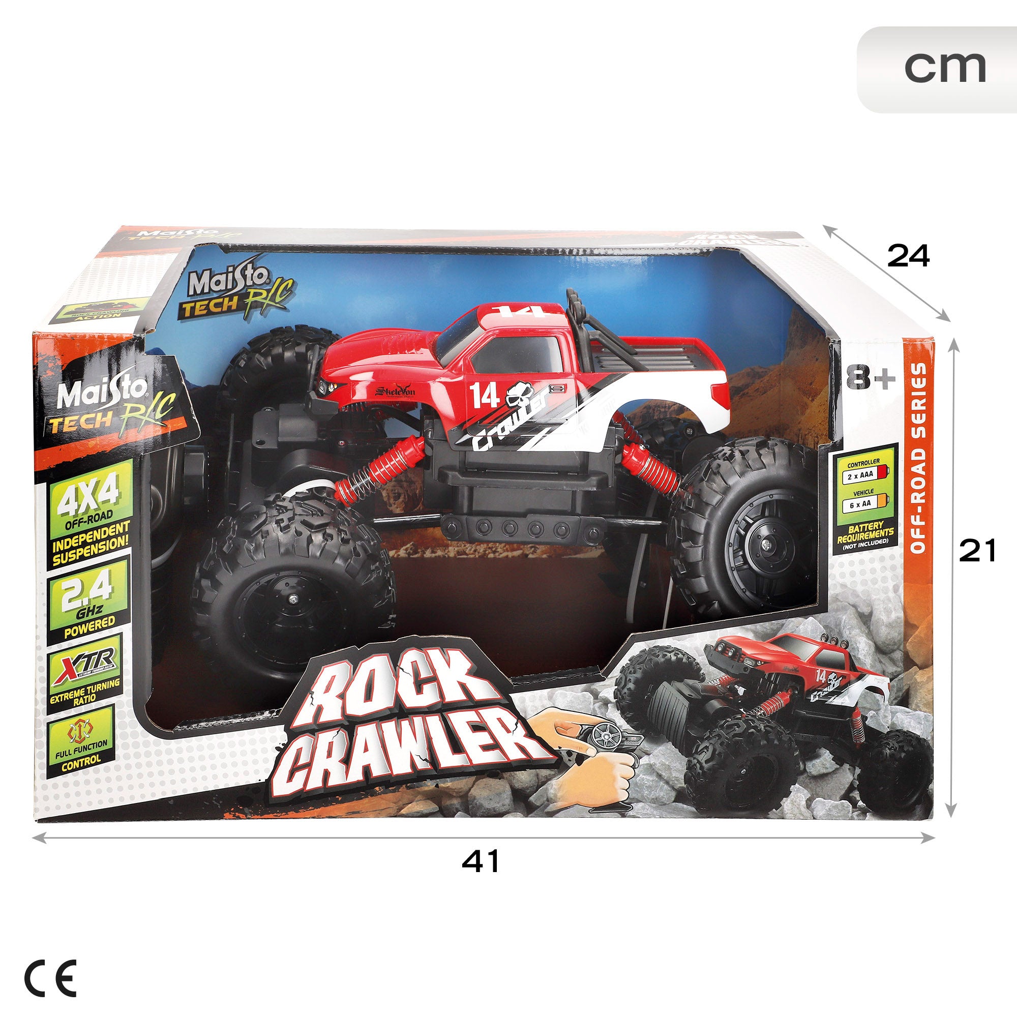 Maisto Coche teledirigido 4x4 Rock Crawler