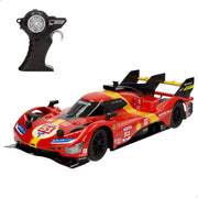 Carro telecomandado Maisto Ferrari 499P LMH (Campeão das 24 Horas de Le Mans de 2023) com luzes, escala 1:16.