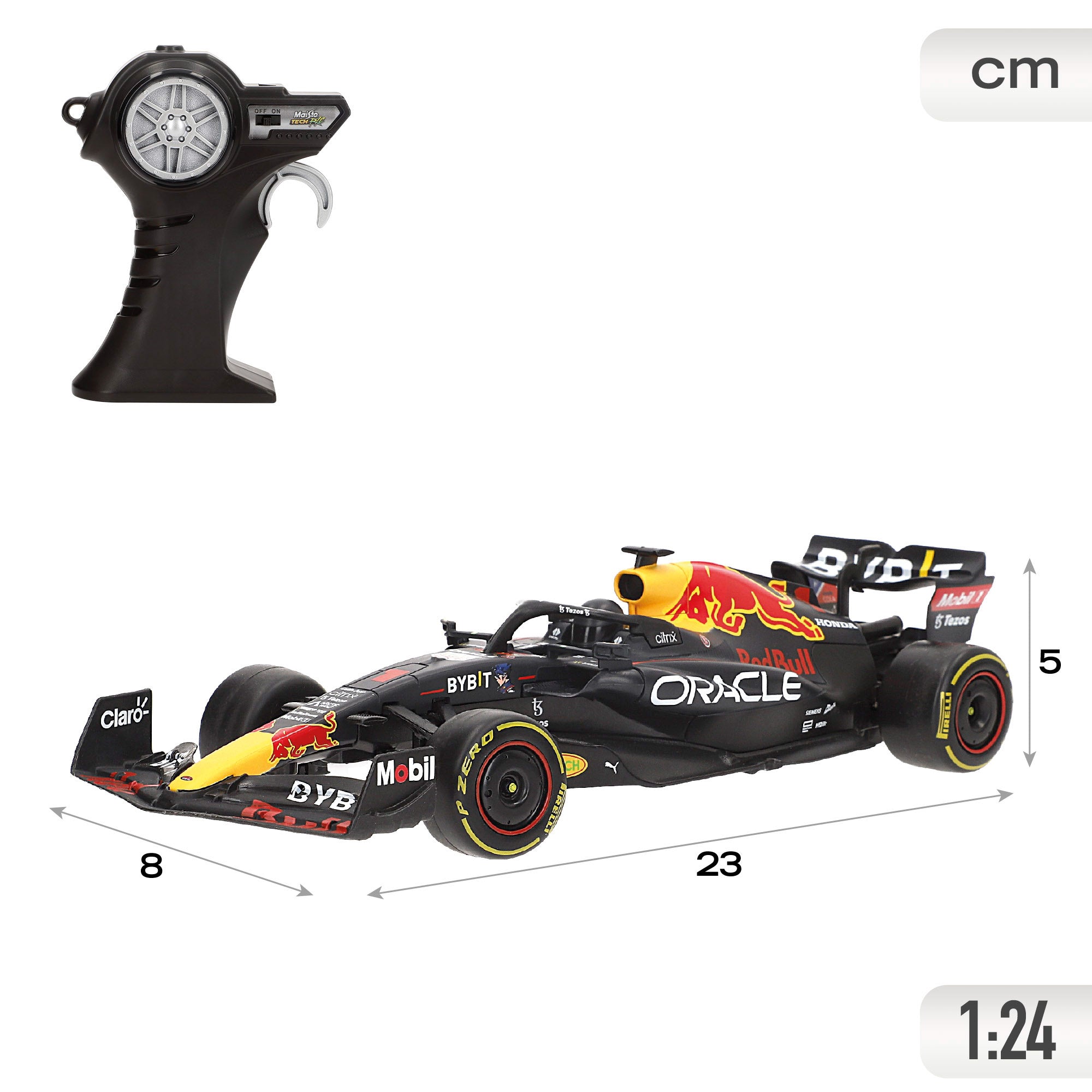 Maisto F1 2022 Red Bull Racing RB18 Verstappen Carro Telecomandado 1:24