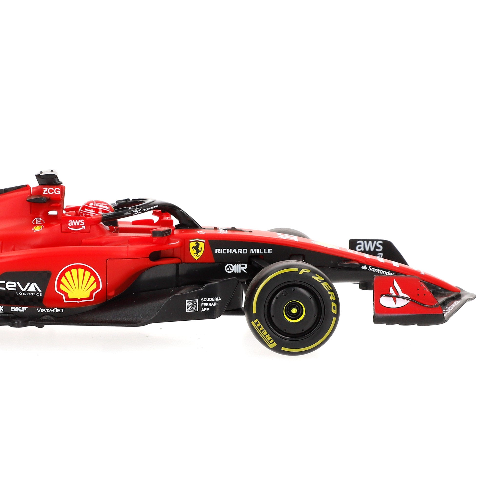 Carro telecomandado Maisto F1 2023 Ferrari SF-23 Leclerc 1:24