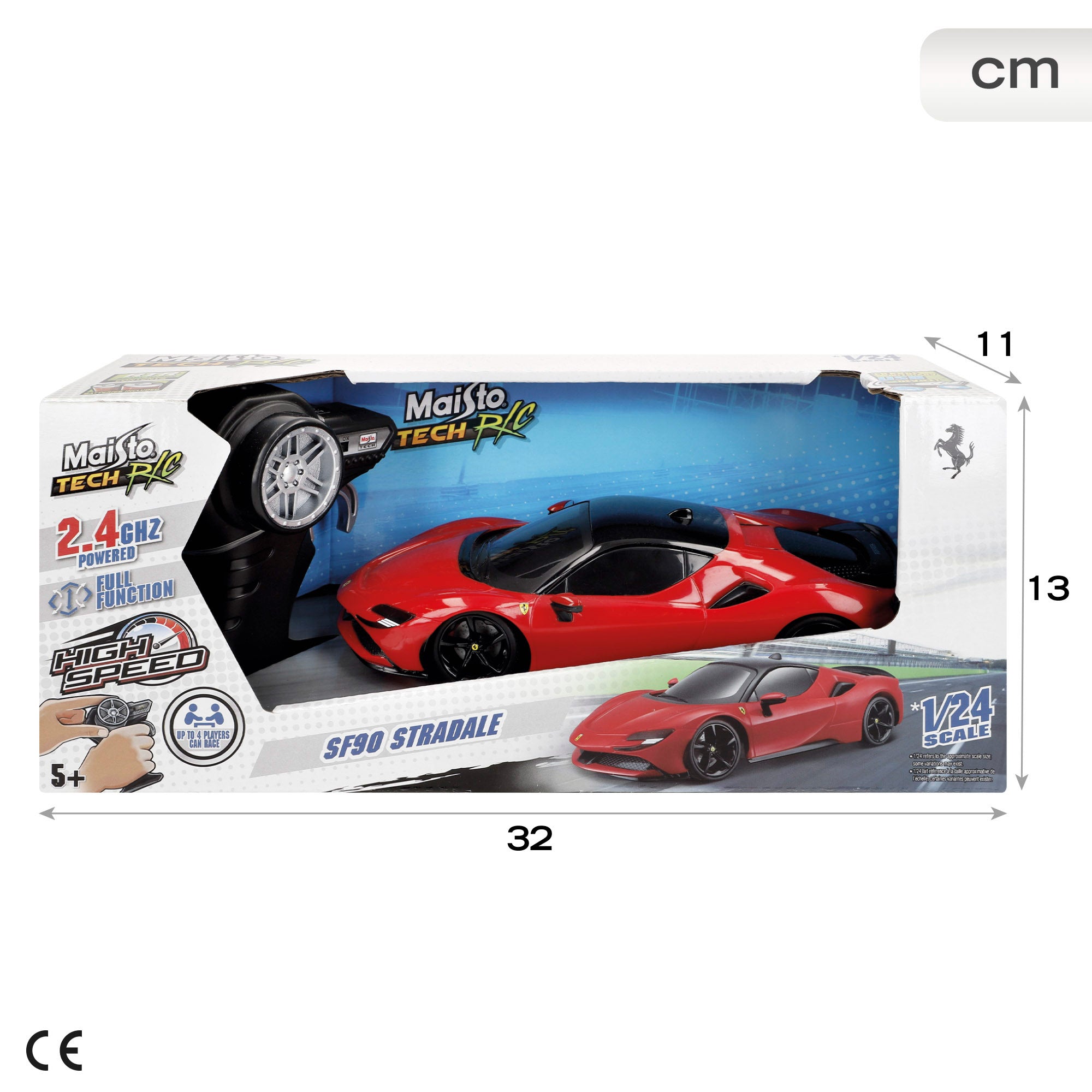 Maisto Carro telecomandado Ferrari SF90 Stradale 1:24