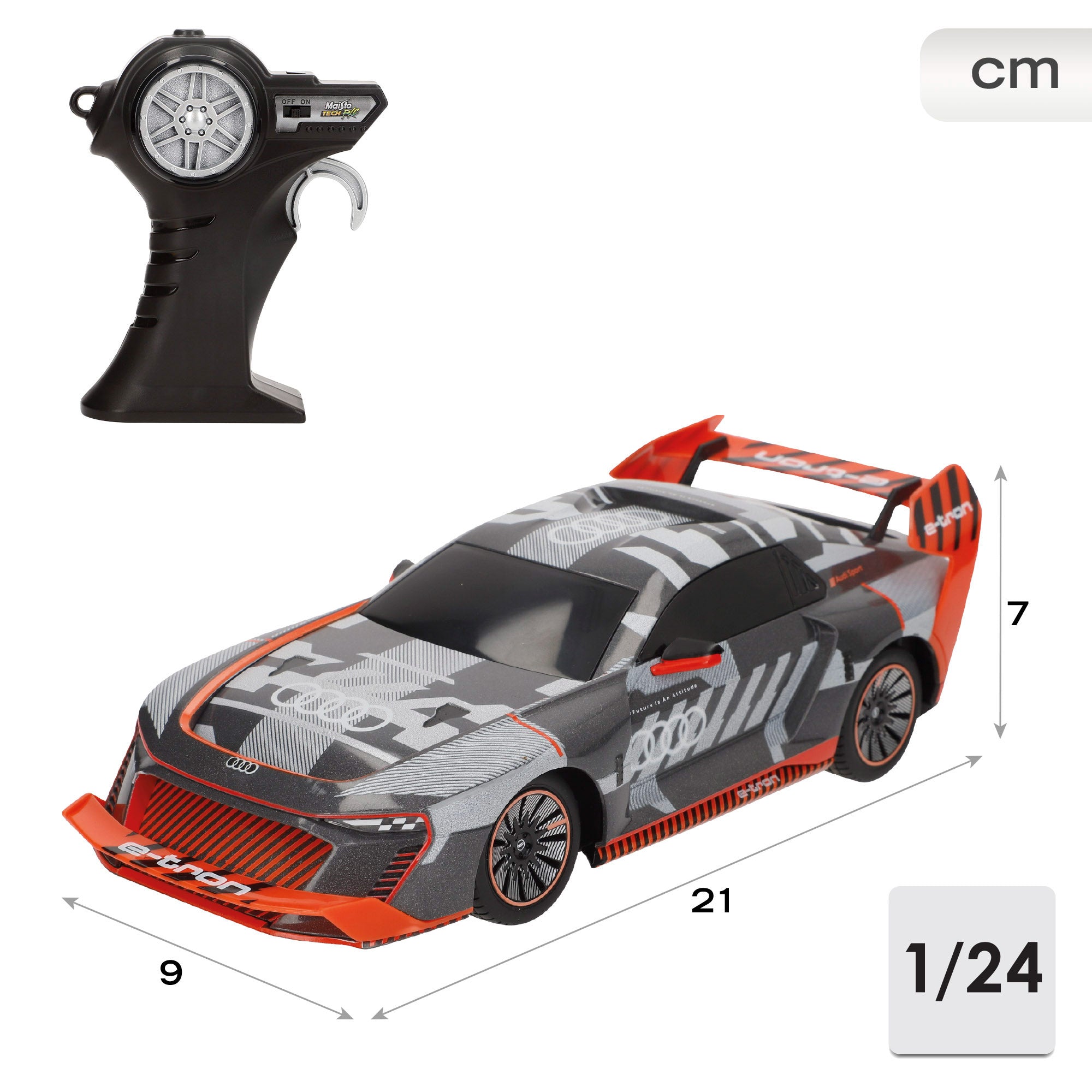 Maisto Carro telecomandado Audi S1 ​​​​​​E-Tron Quattro 1:24
