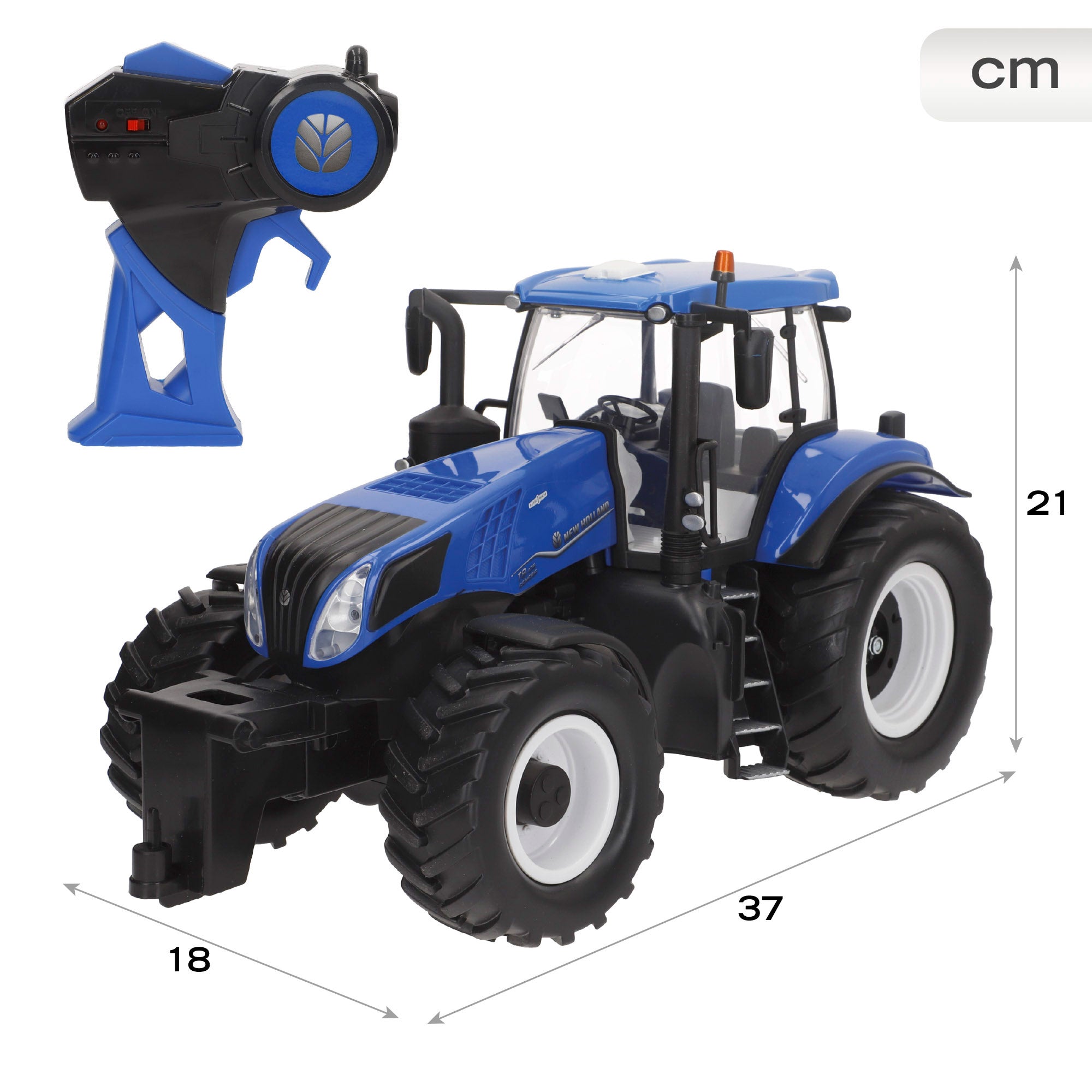 Trator 4x4 com comando Maisto New Holland T8.435 Genesis