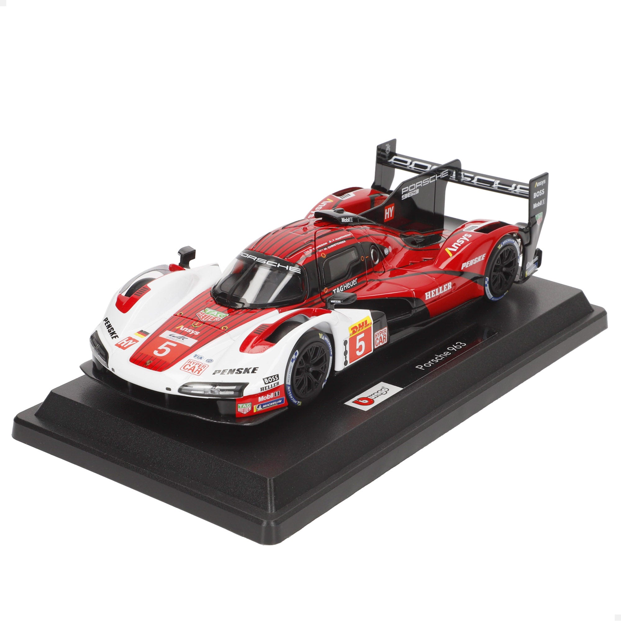 Burago Maqueta coche carreras Porsche 963 1:24