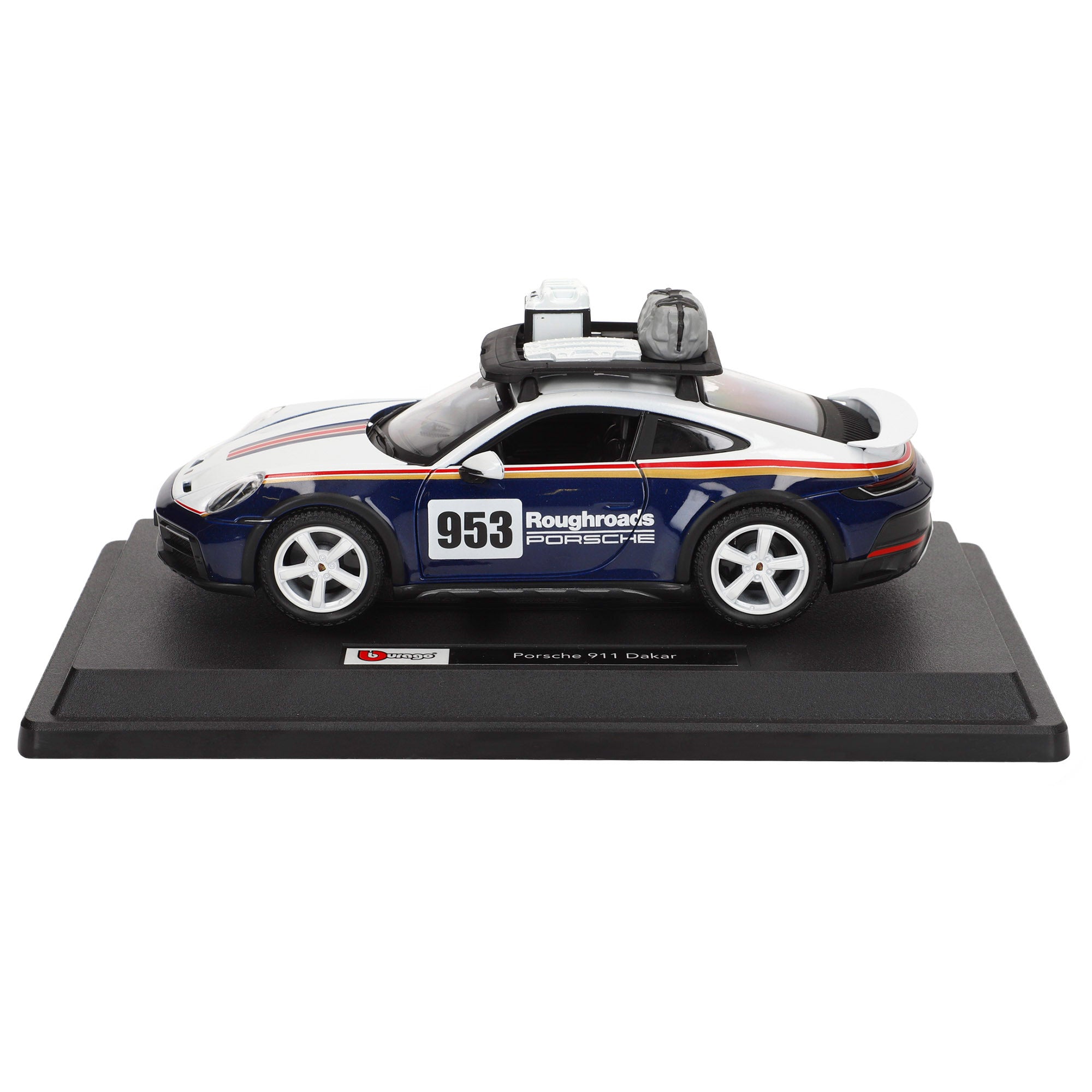 Burago Maqueta coche carreras Porsche 911 Dakar 1:24