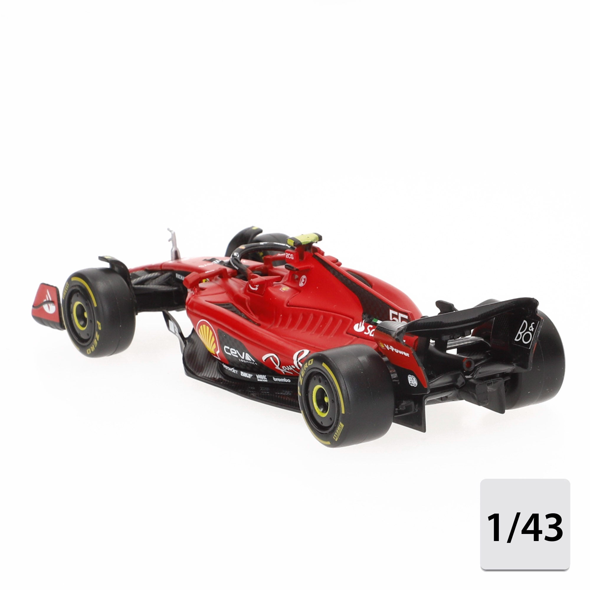 Burago Coche 1:43 Ferrari Racing SF-23 Carlos Sainz F1 2023