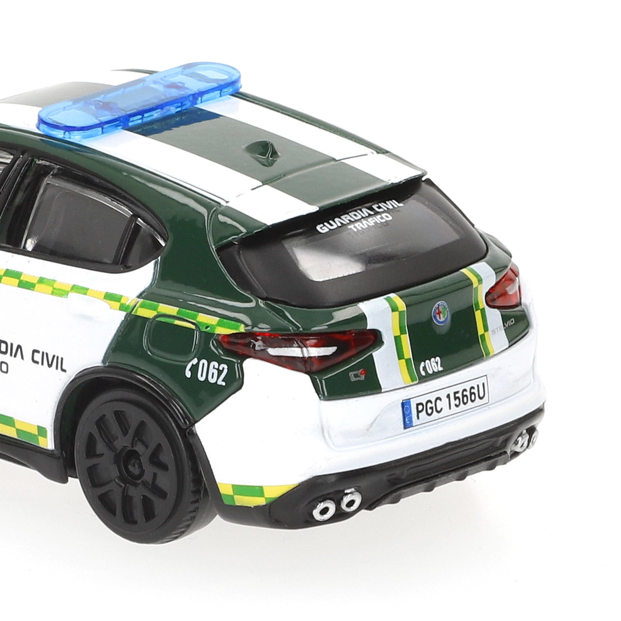 Burago Traffic Guarda Civil Carro réplica original Alfa Romeo Giulia 1:43