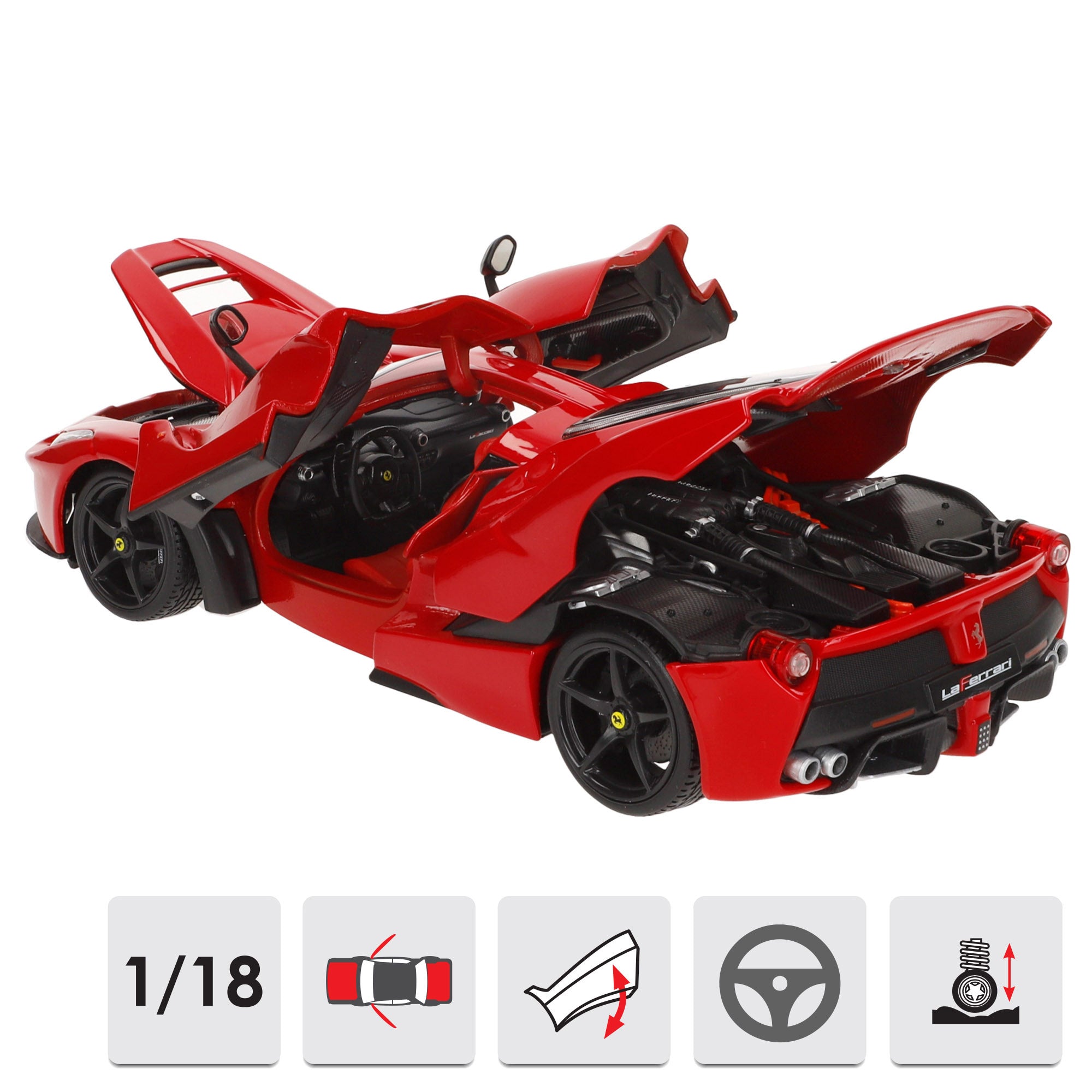 Burago Maqueta Coche Ferrari LaFerrari 1:18