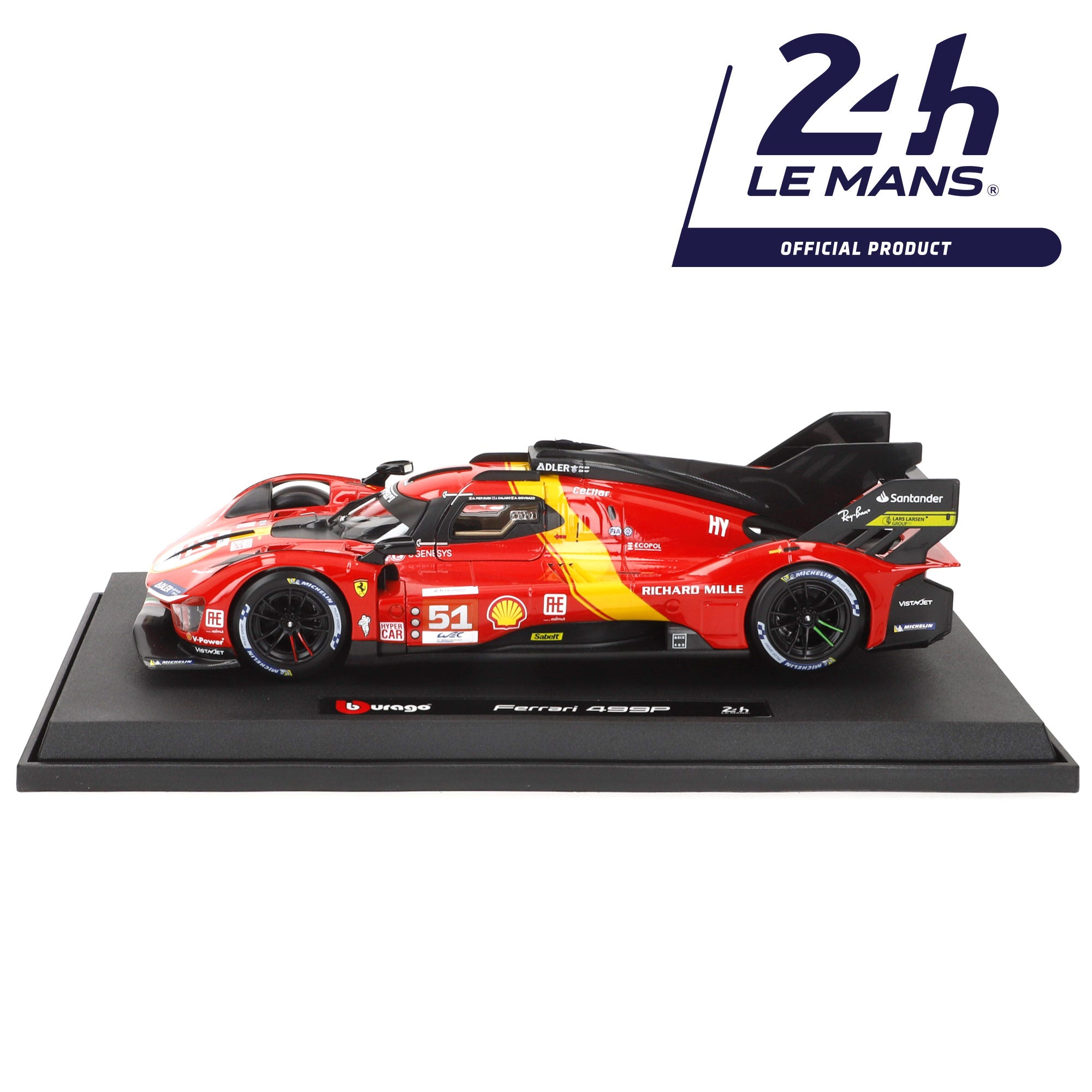 Burago Maqueta coche Ferrari 499P LMH Nº51 1:18