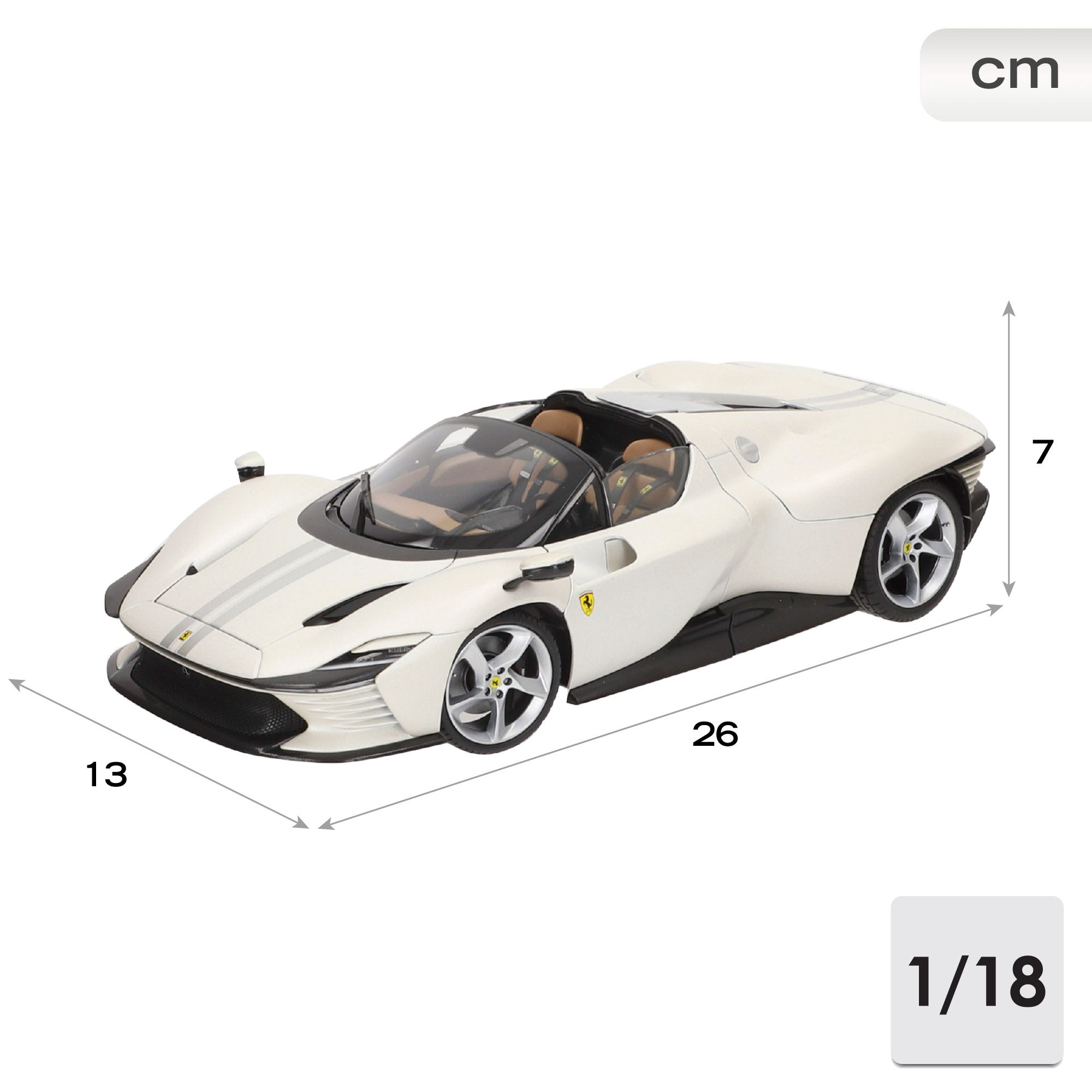 Burago Maqueta Coche Ferrari Daytona SP3 1:18