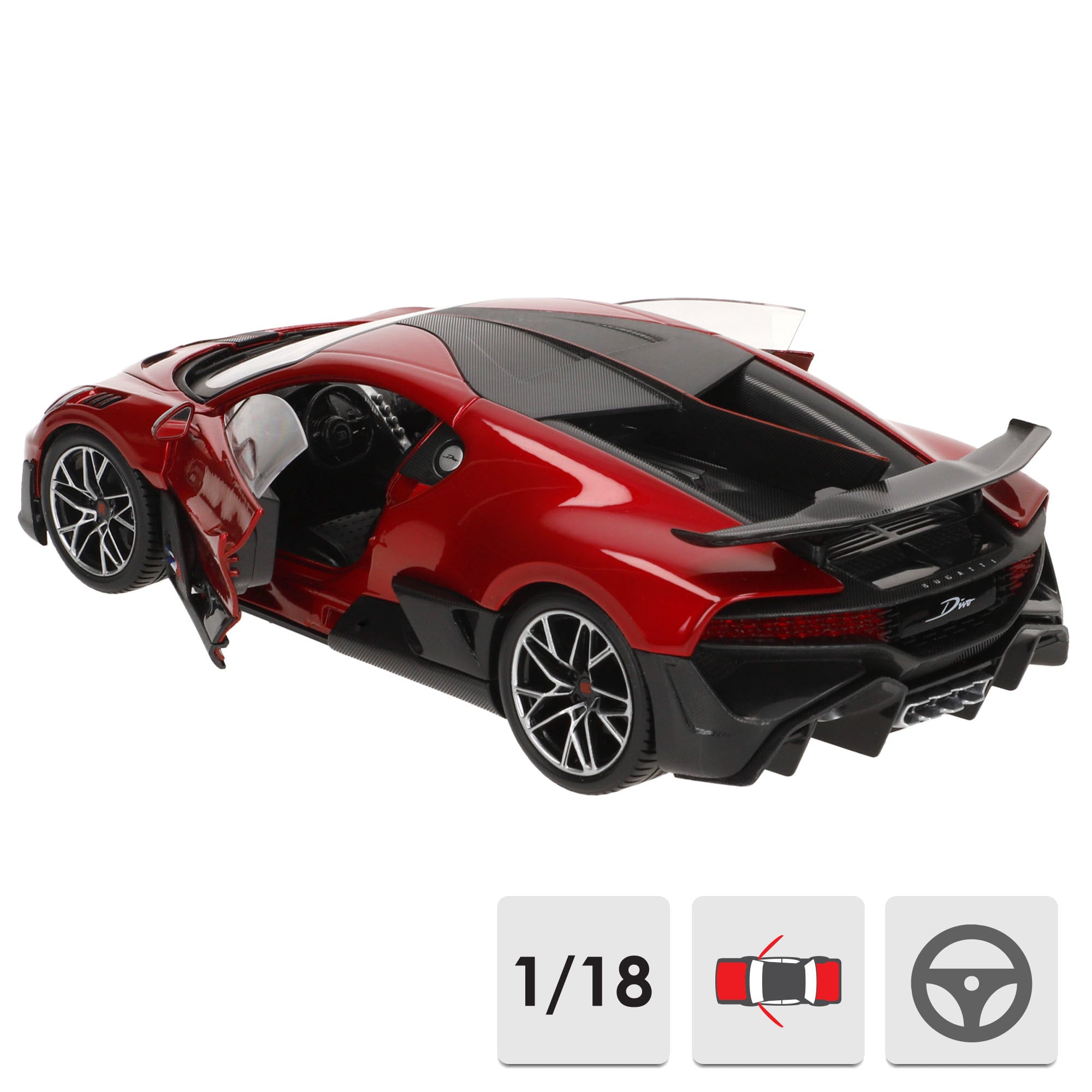 Burago Maqueta Coche Bugatti Divo 1:18