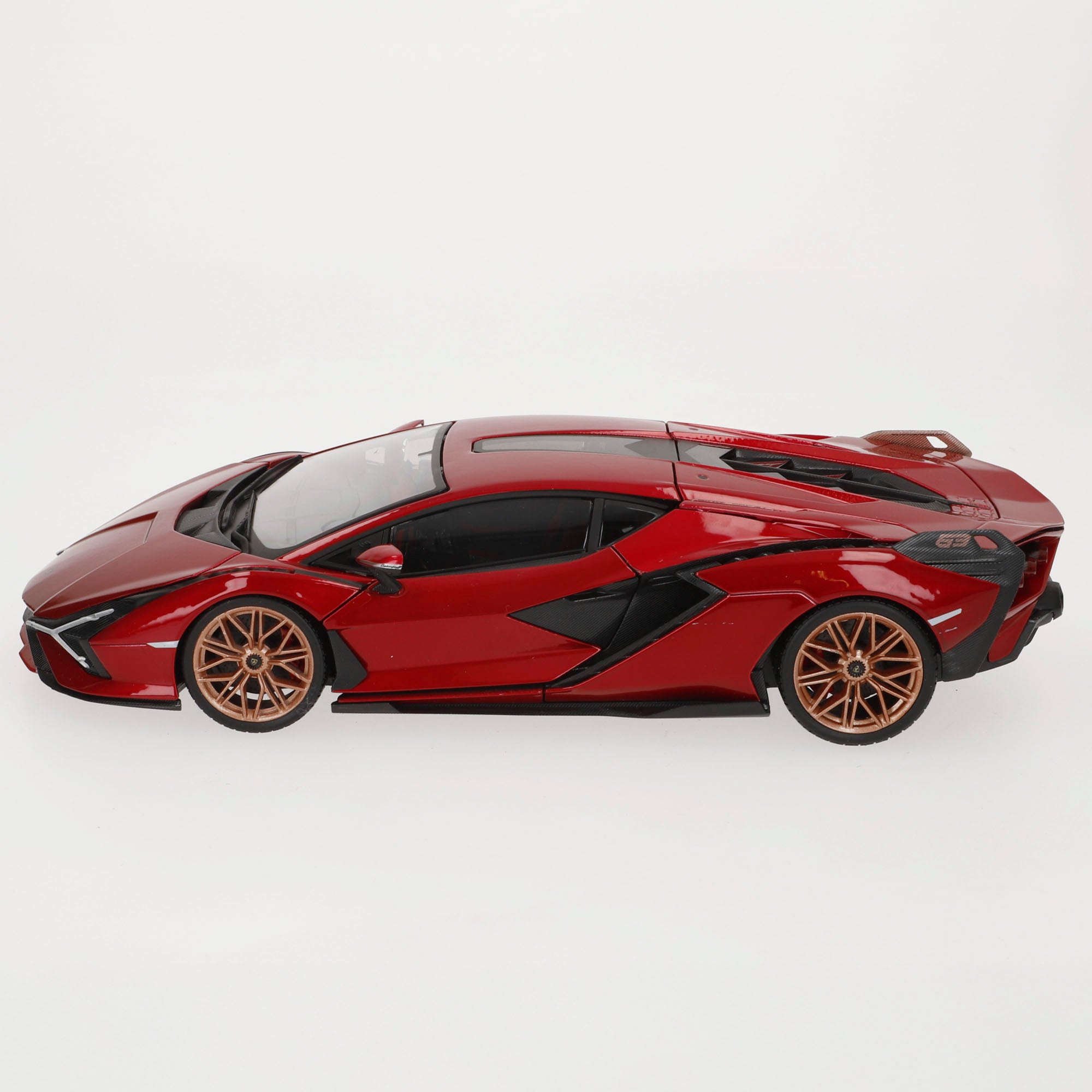 Burago Model Car Lamborghini Sián FKP 37 Vermelho 1:18