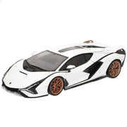 Burago Model Car Lamborghini Sián FKP 37 Branco 1:18
