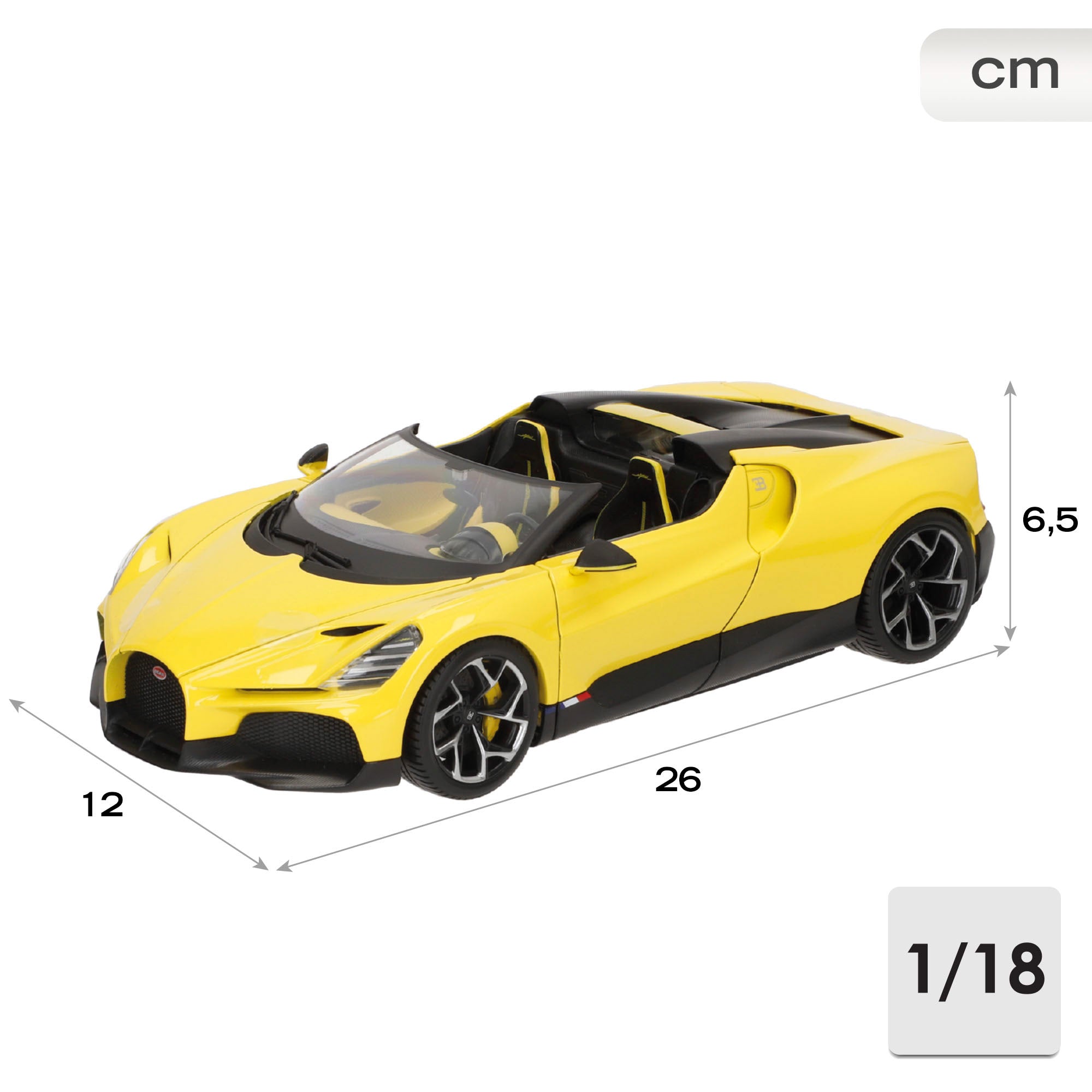 Burago Maqueta Coche Bugatti Mistral 1:18