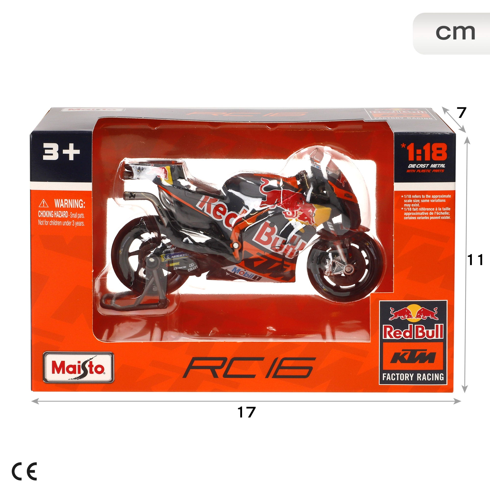 Maisto Moto 1:18  KTM RC16 Red Bull Jack Miller MotoGP 2023