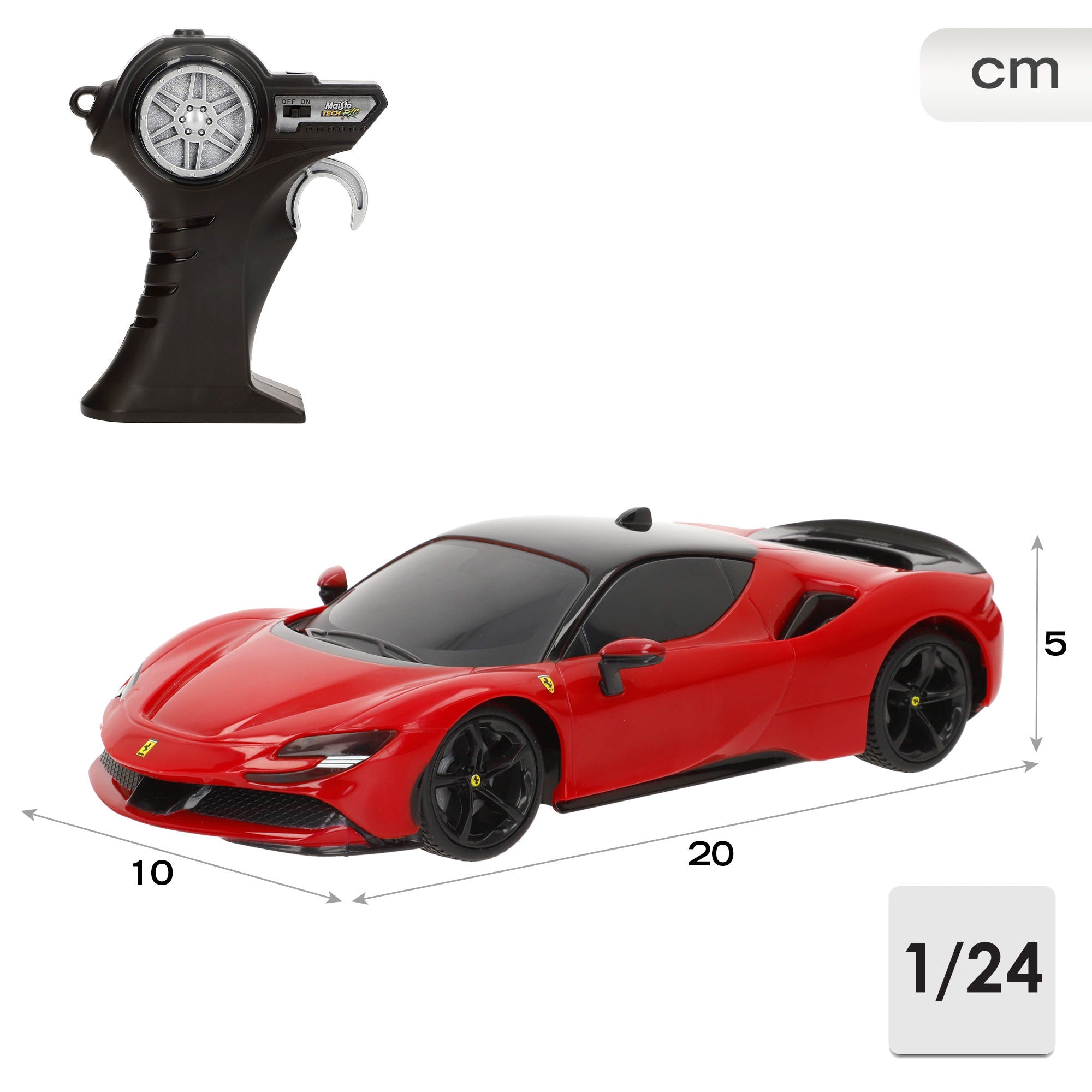 Maisto Tech R/C carro RC Ferrari SF90 Stradale 1:24
