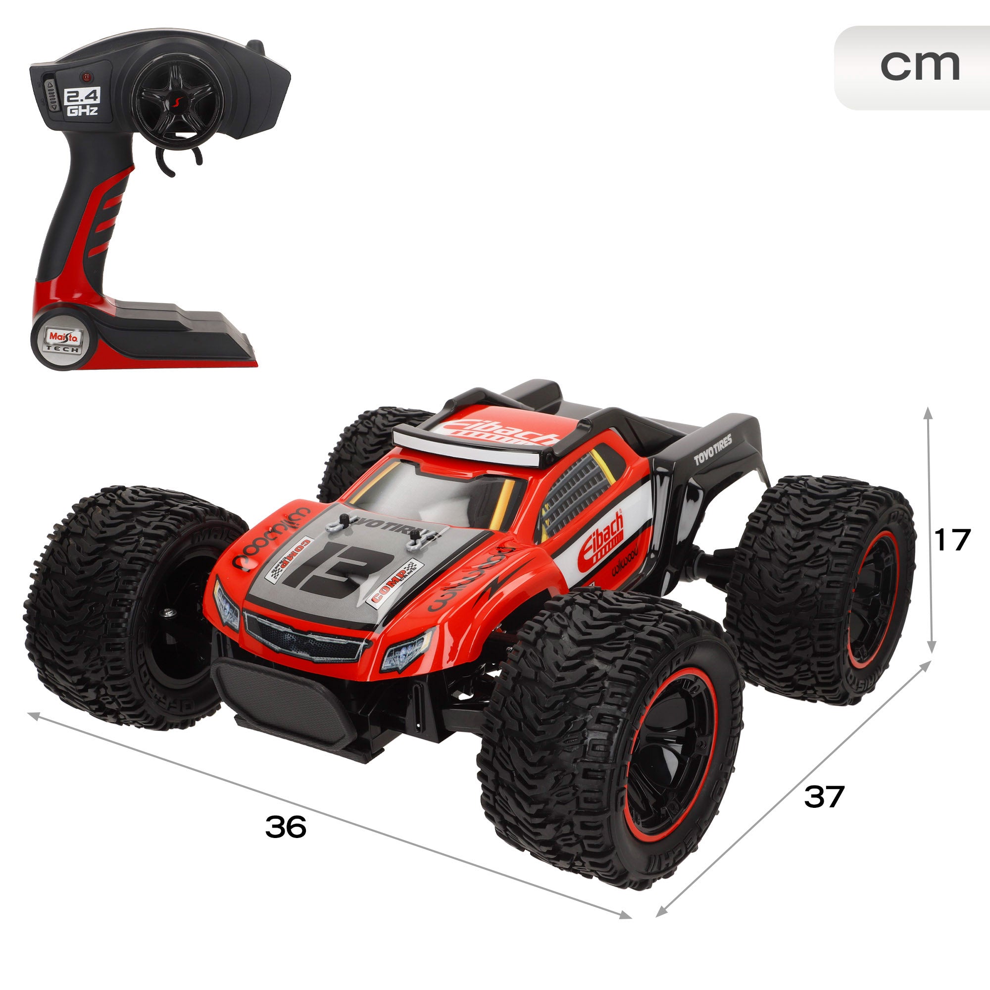 Maisto Coche teledirigido Trophy Truck off road 1:14