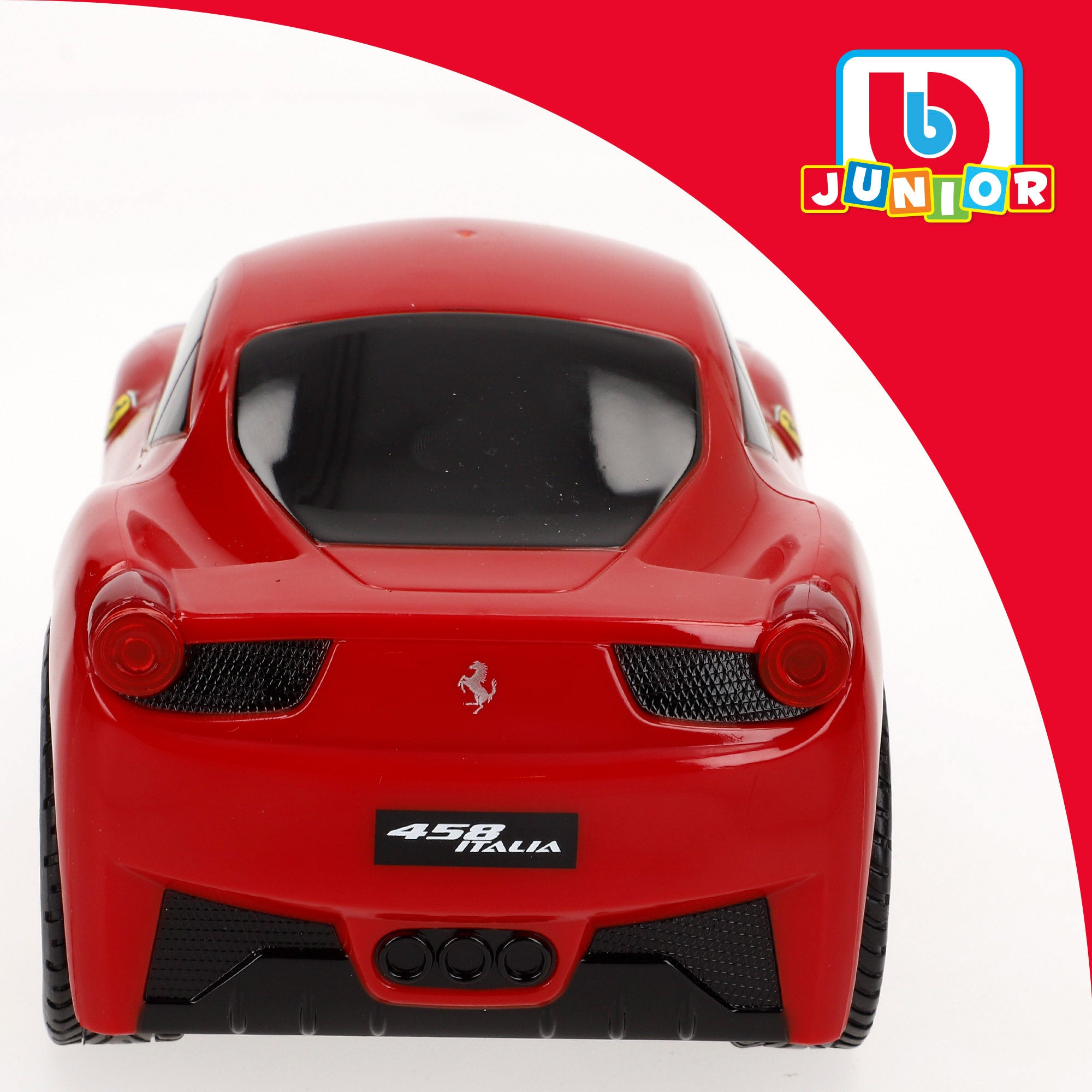 Burago Ferrari de juguete teledirigido con luz y sonido real