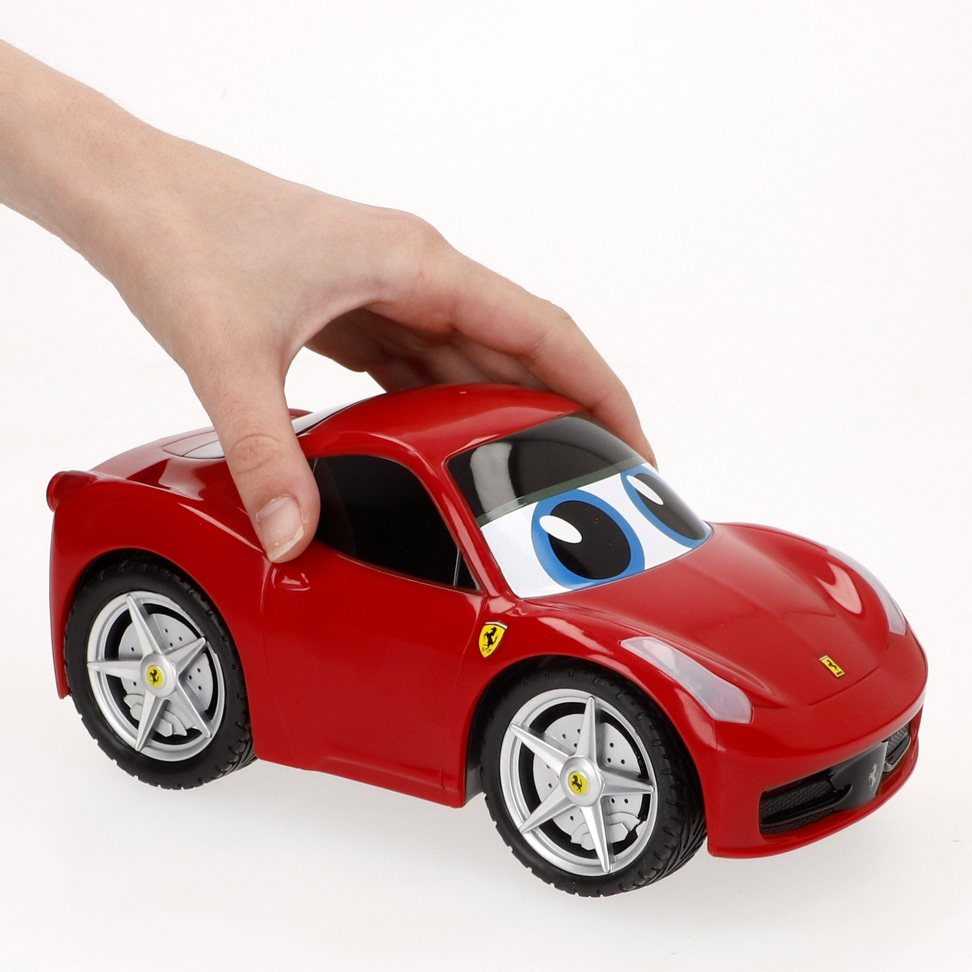 Burago Ferrari de juguete teledirigido con luz y sonido real