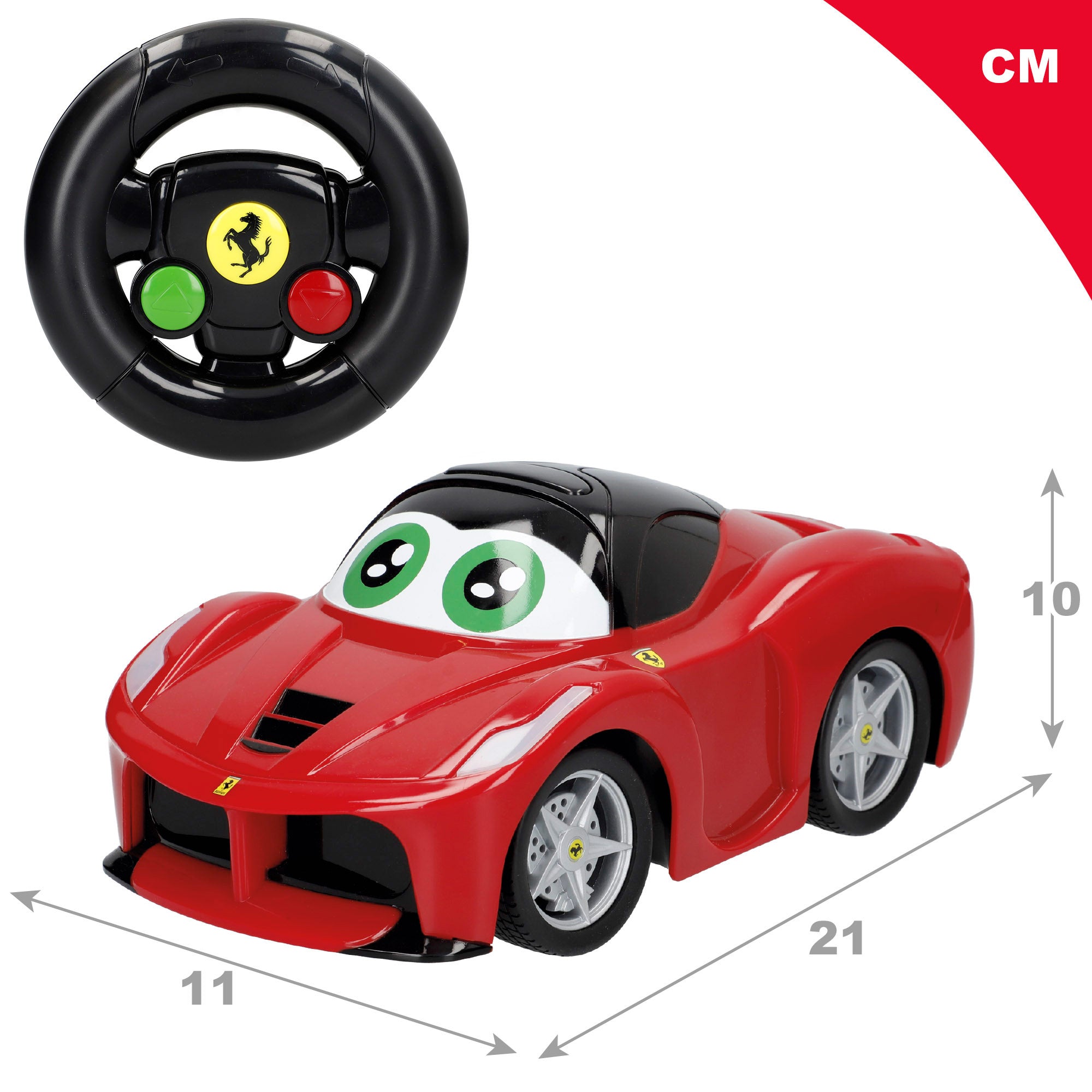Burago Ferrari de juguete teledirigido con luz y sonido real