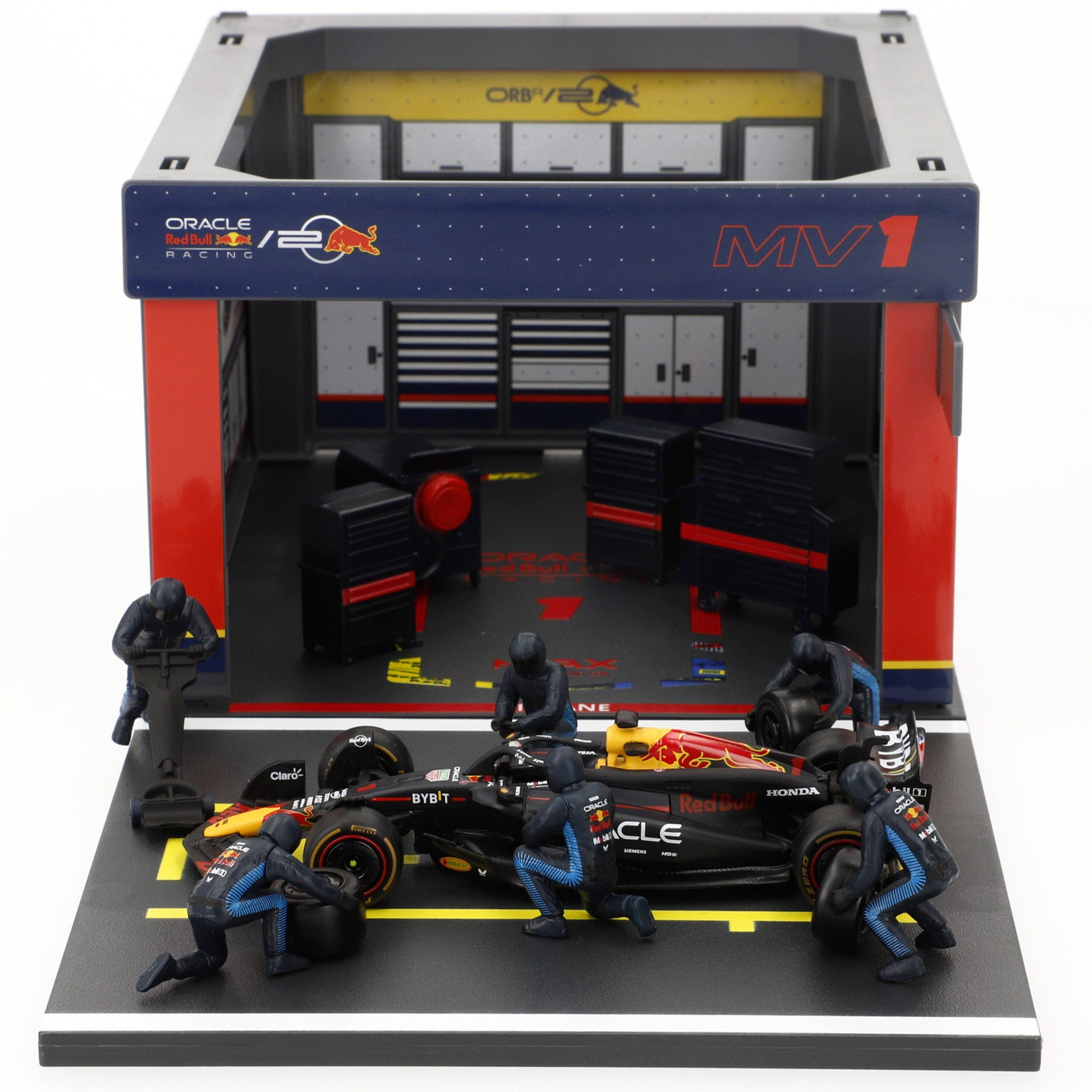 Burago Set Box Red Bull RB19 F1 2023 Max Verstappen 1:43