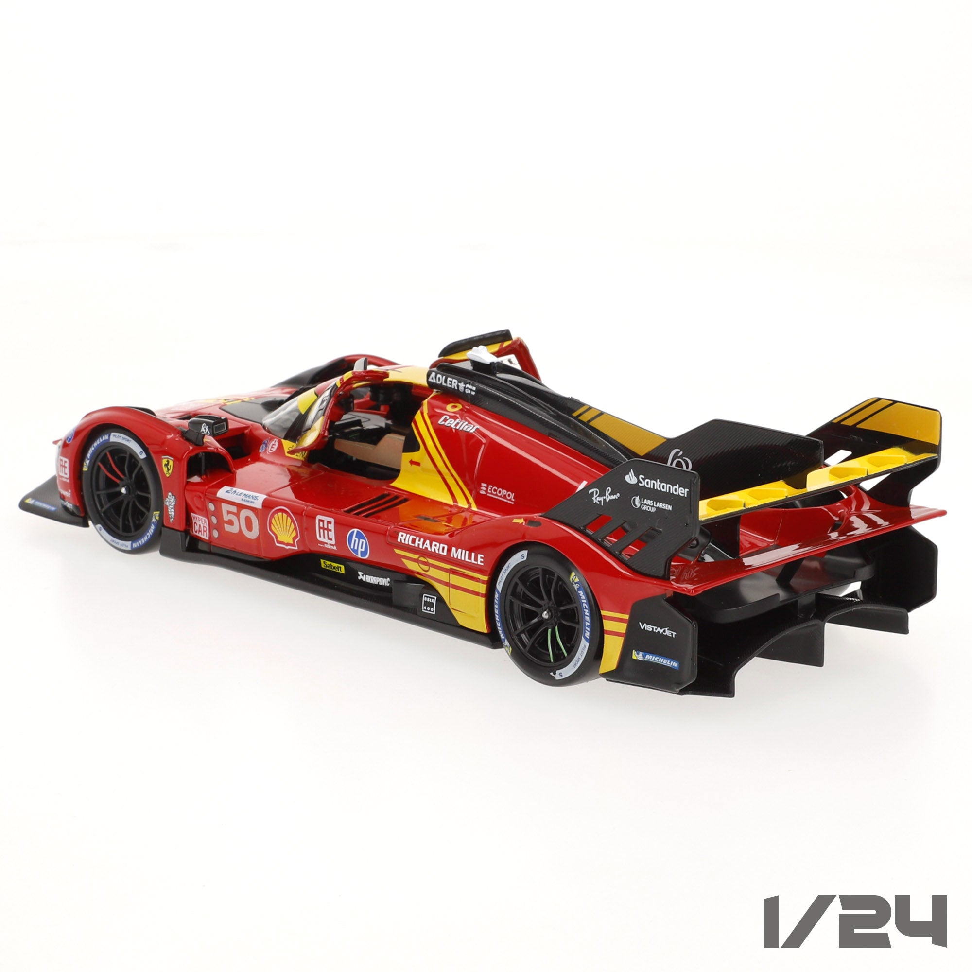 Burago Coche 1:24 Ferrari 499P LMH N.º50