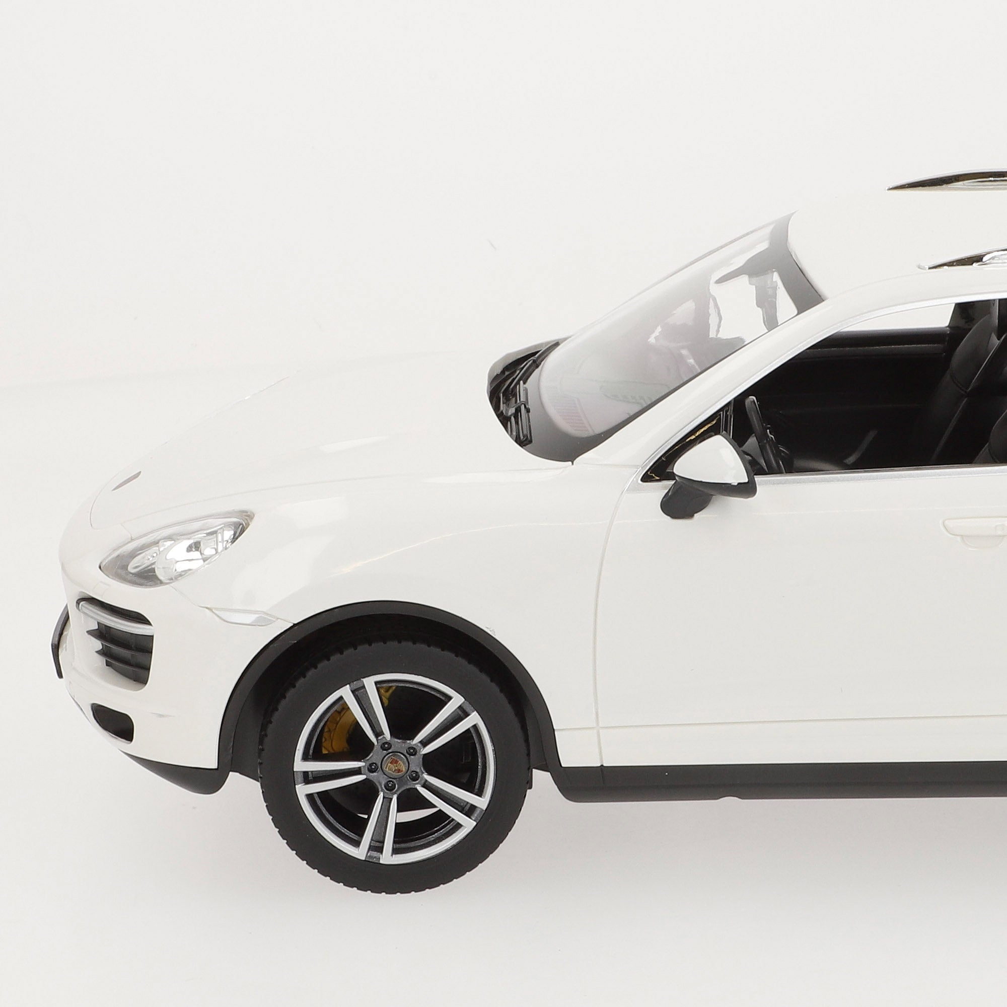 RASTAR Carro telecomandado Porsche Cayenne Turbo branco 1:14