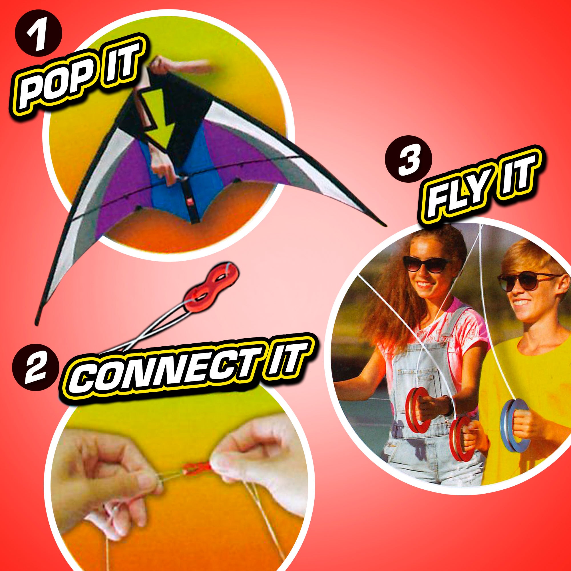 Cometa acrobática pop-up magic multicolor CB Toys