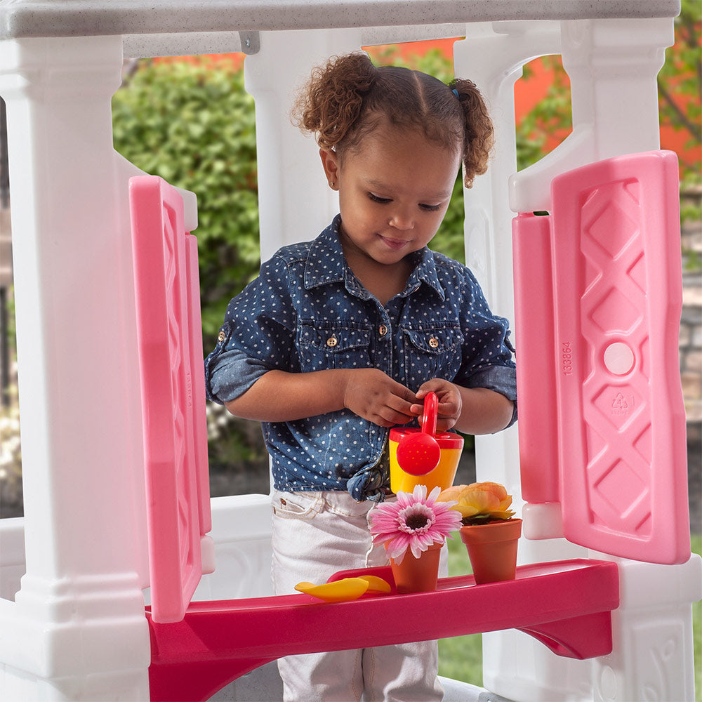 Step2 Casa de campo Courtyard Cottage rosa CB Toys