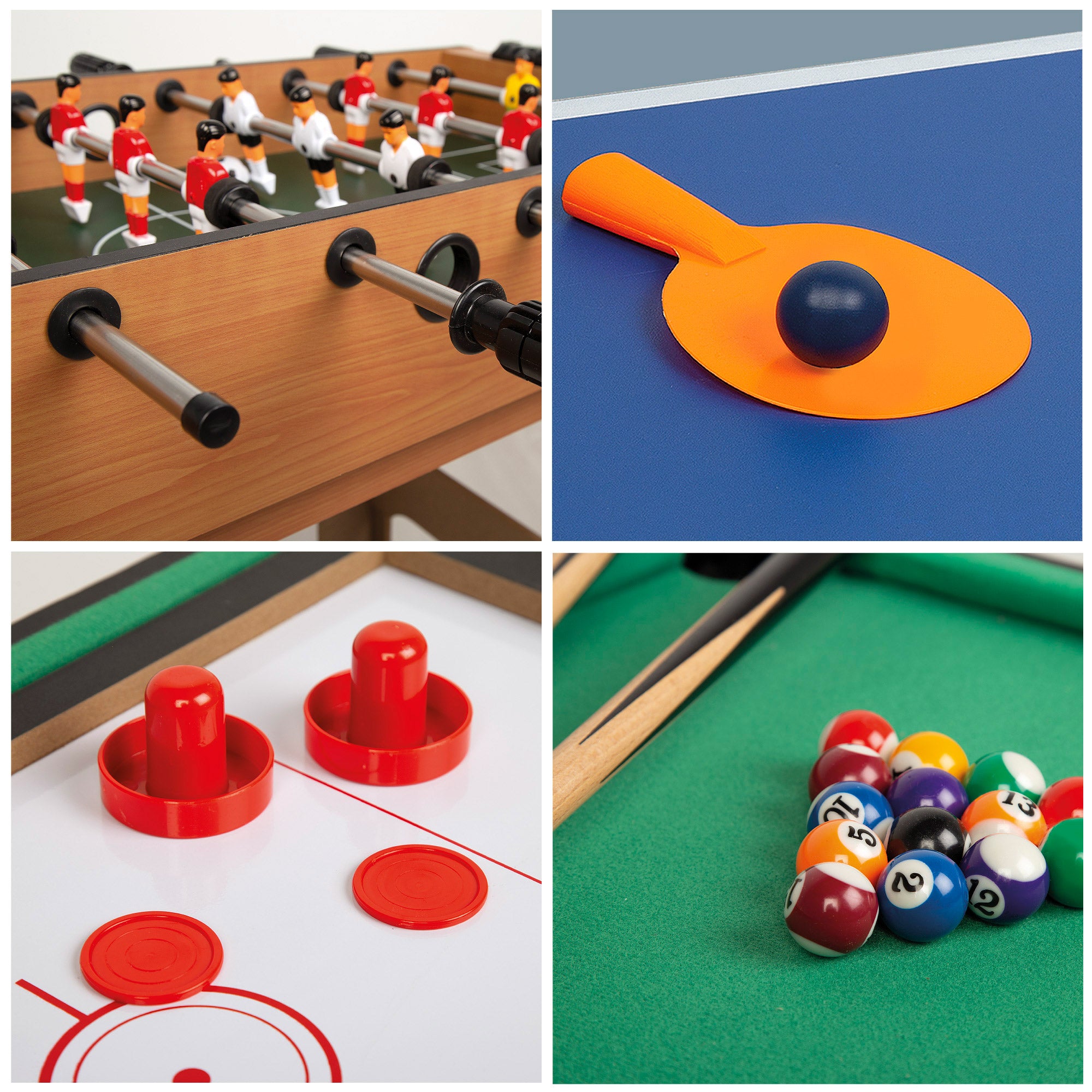 Mesa multijuegos 4 en 1 sobremesa 89x42,5x28,5 cm CB Games