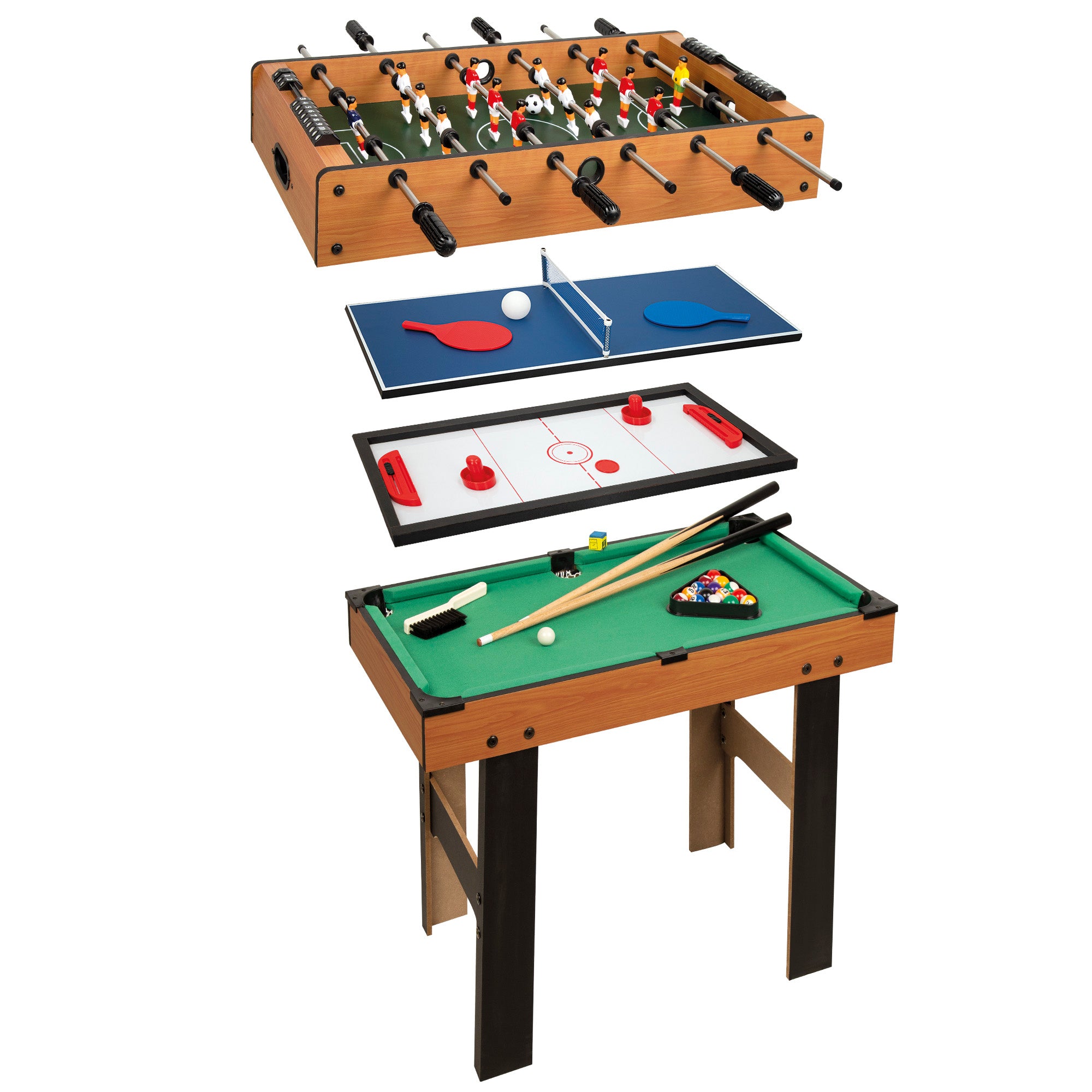 Mesa multijuegos 4 en 1 con patas CB Games