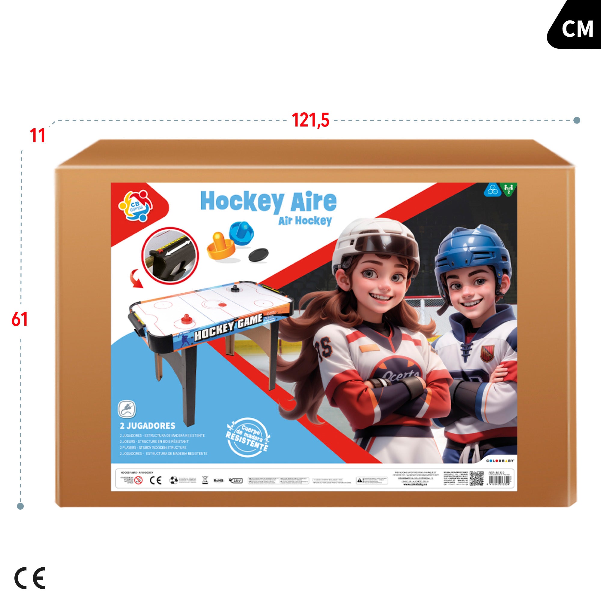Mesa de air hockey da CB Games