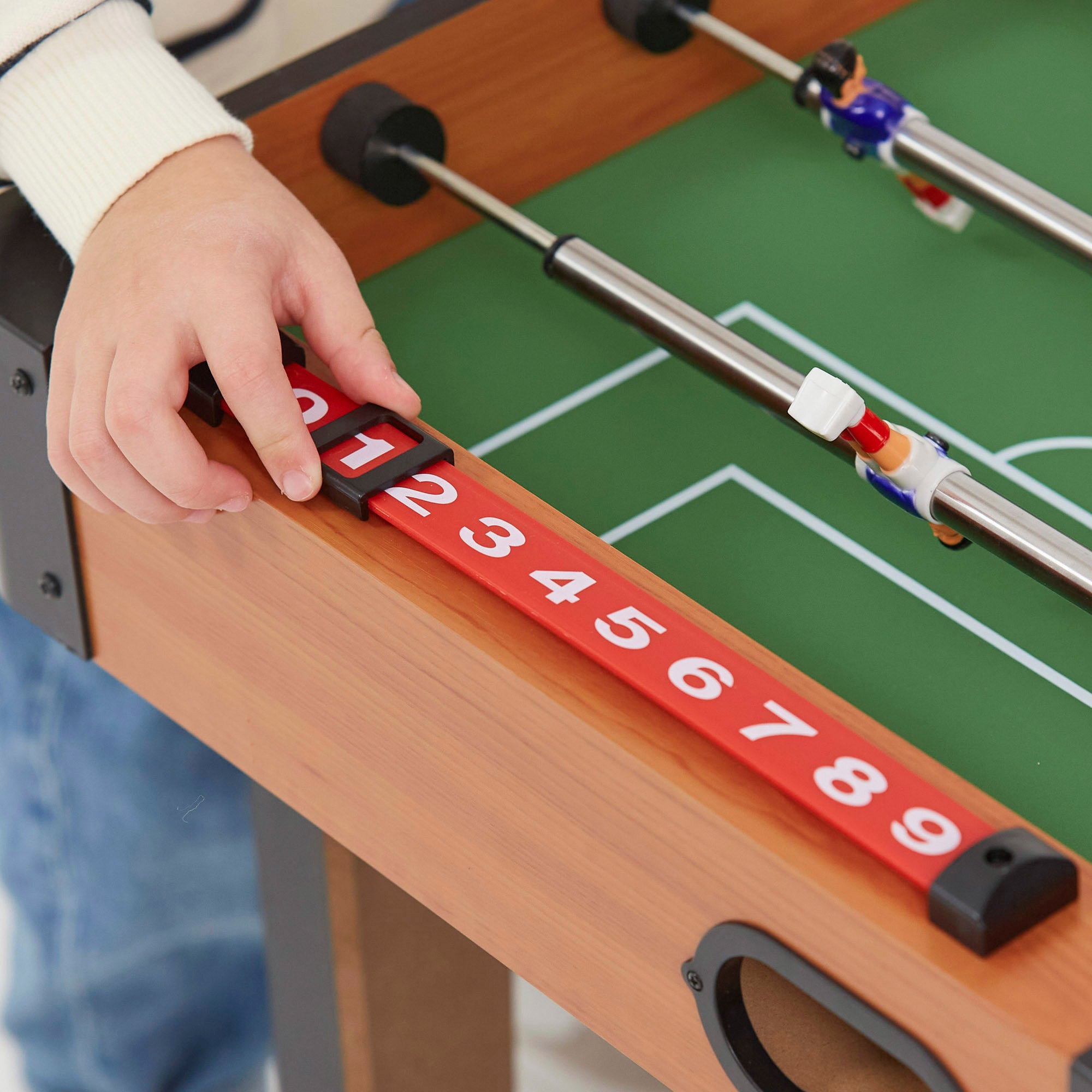 Futbolín de madera con patas 91x46x65 cm CB Games