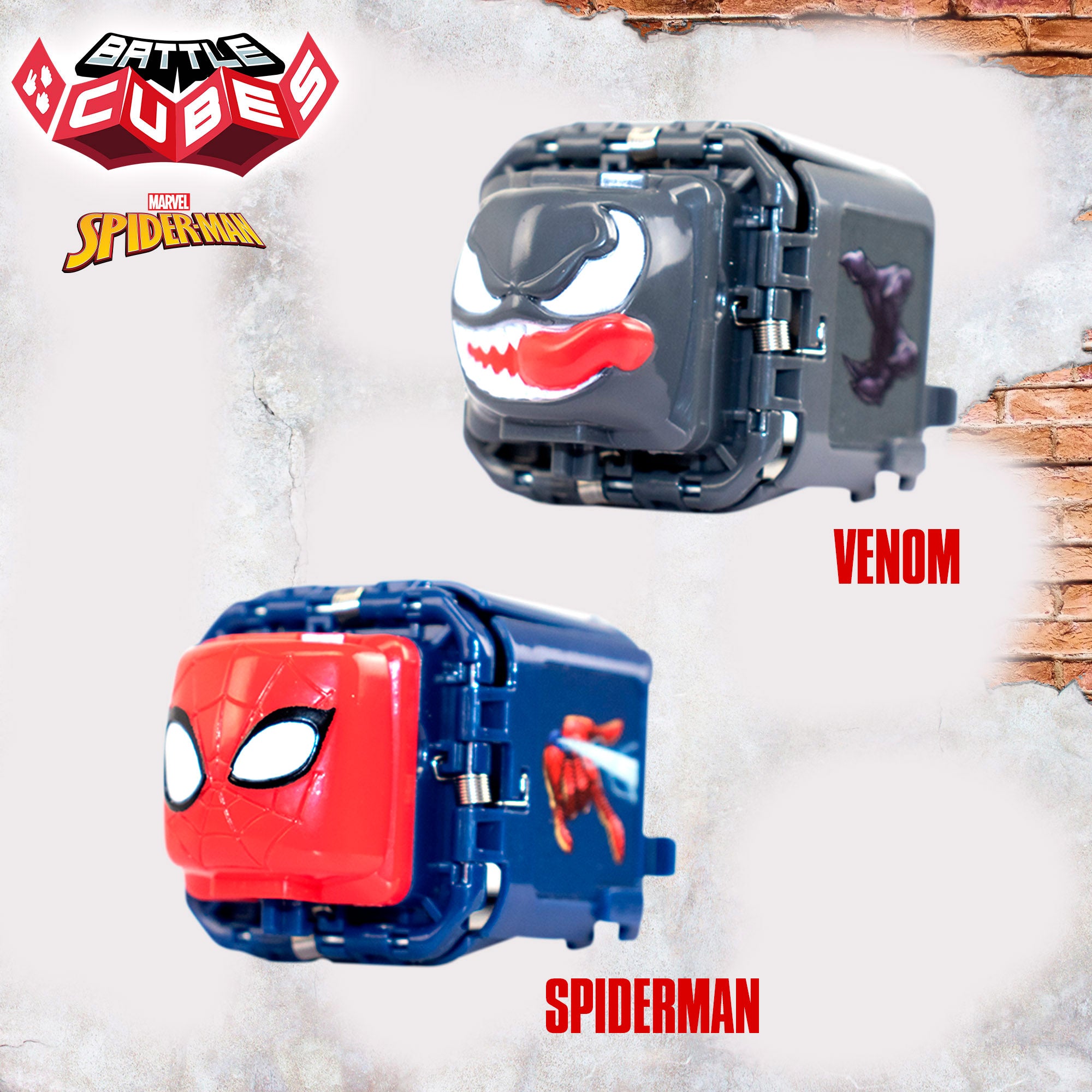 Battle Cubes Marvel Spider-Man Set Spider-Man + Venom