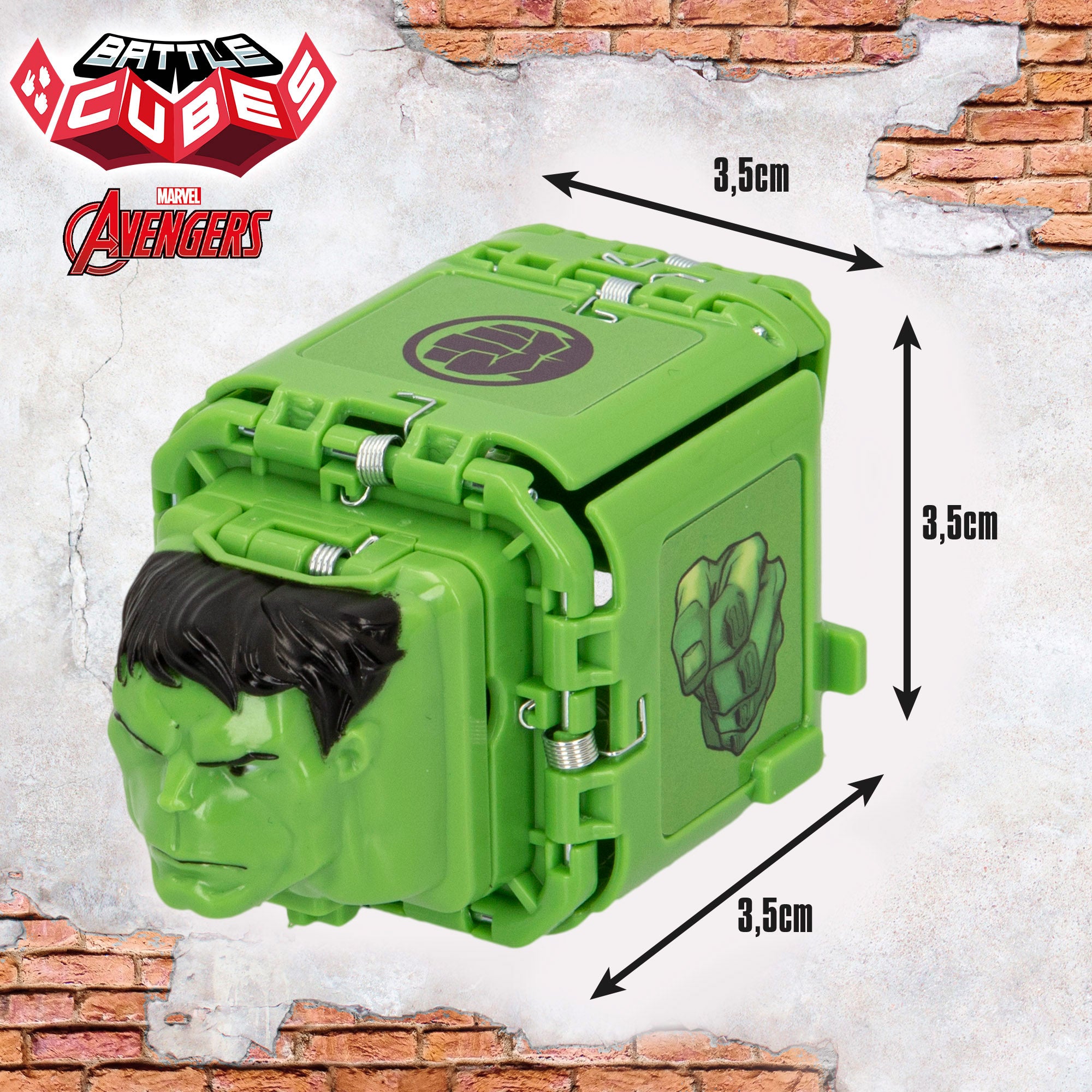 Avengers Set Battle Cubes Hulk + Viuda Negra