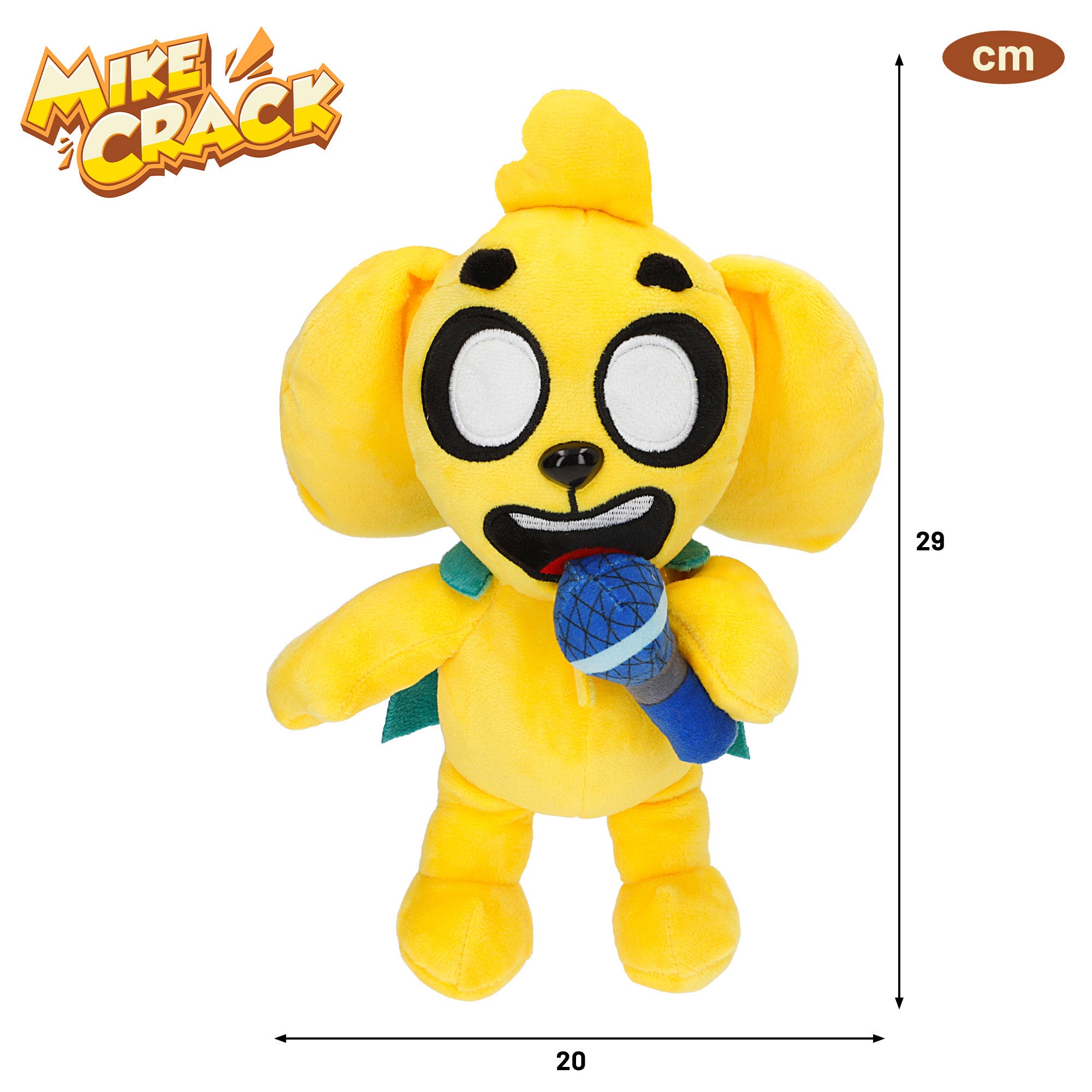 Mikecrack Peluche oficial perro Mike "Canto y repito lo que dices"