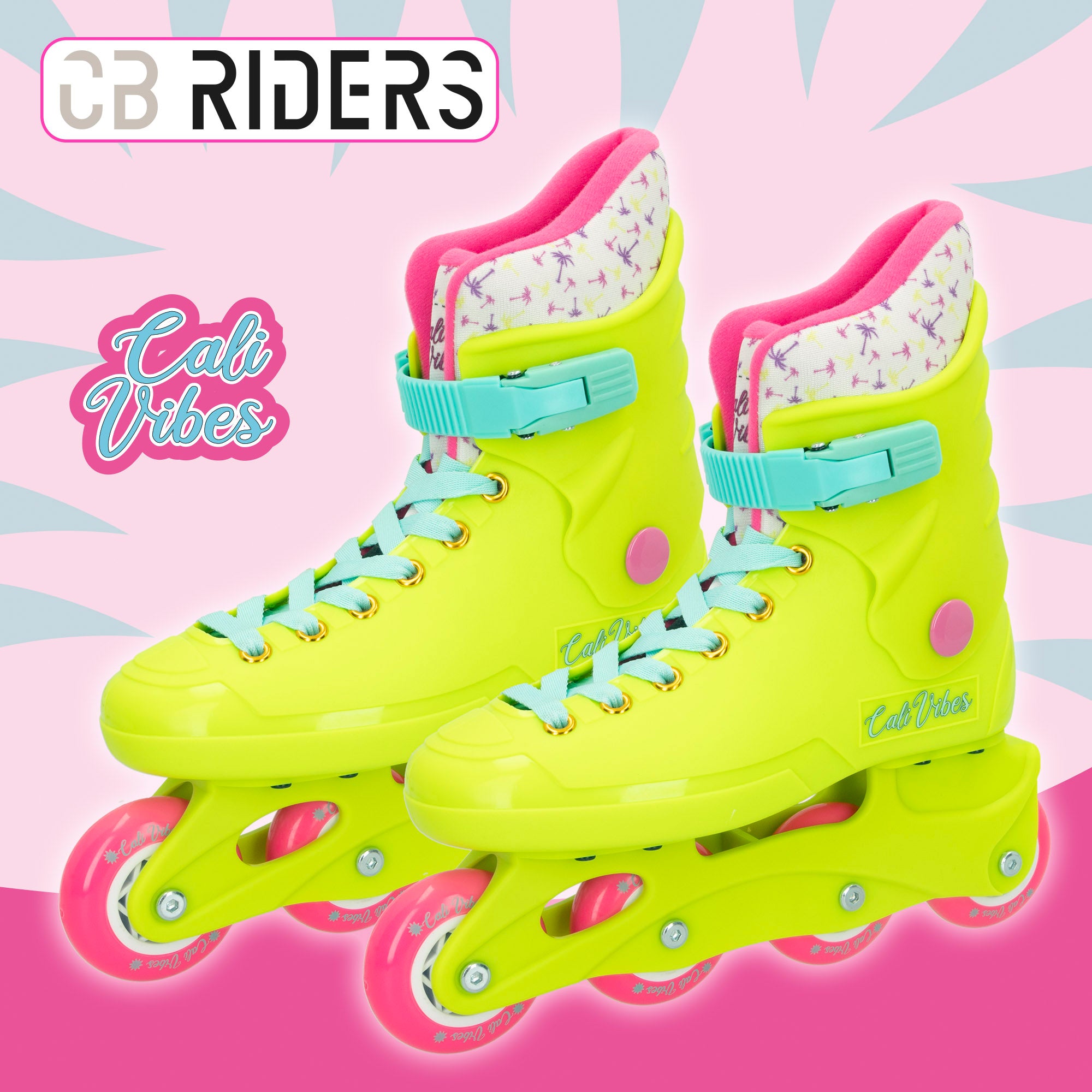 Patines en línea amarillo neón T. 38-39 CB Riders