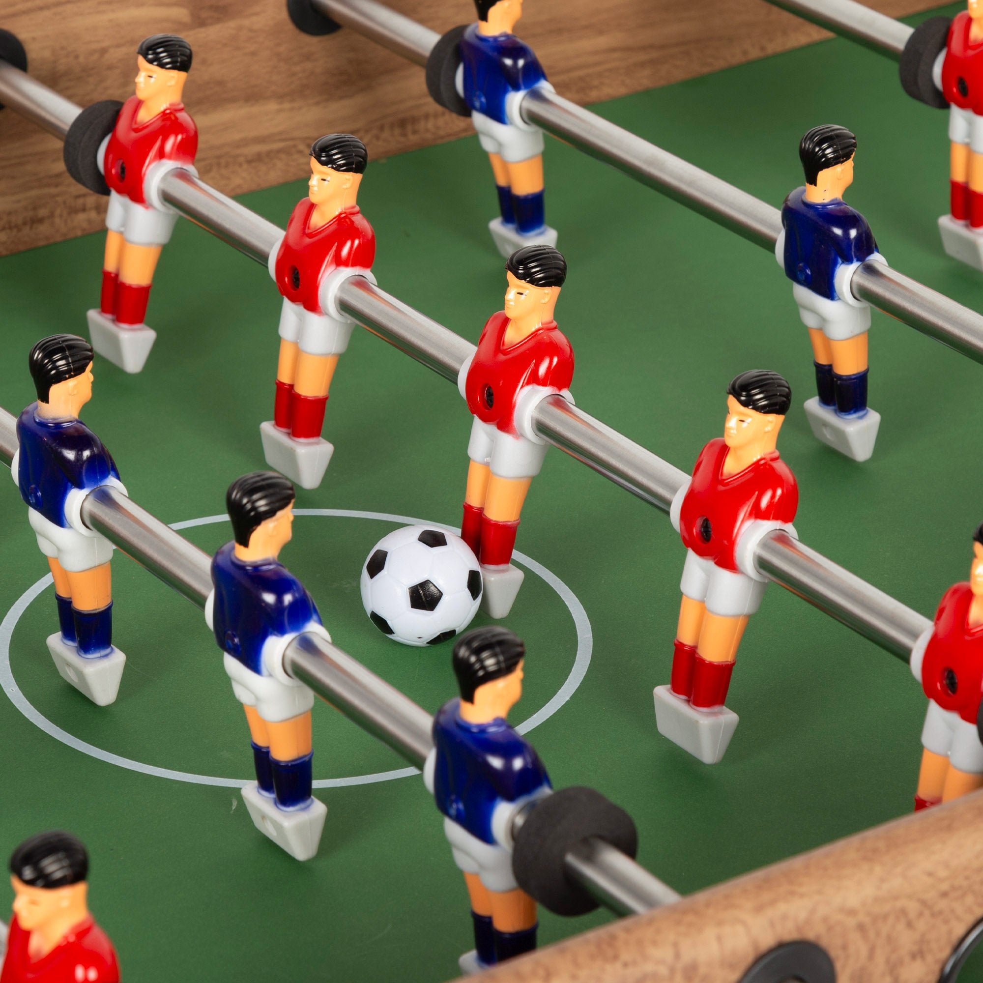 Futbolín de madera con patas 121x61x81 cm CB Games