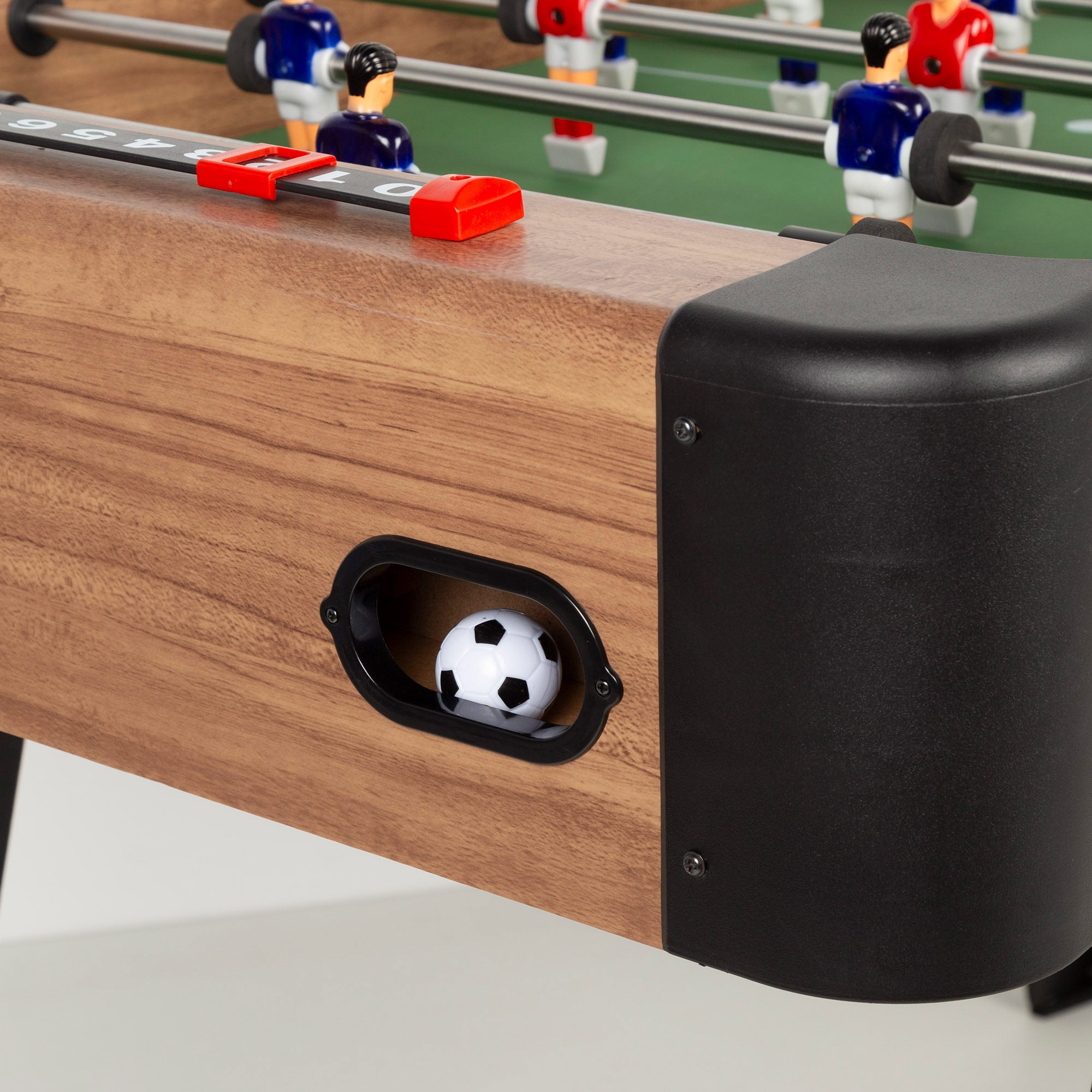 Futbolín de madera con patas 121x61x81 cm CB Games