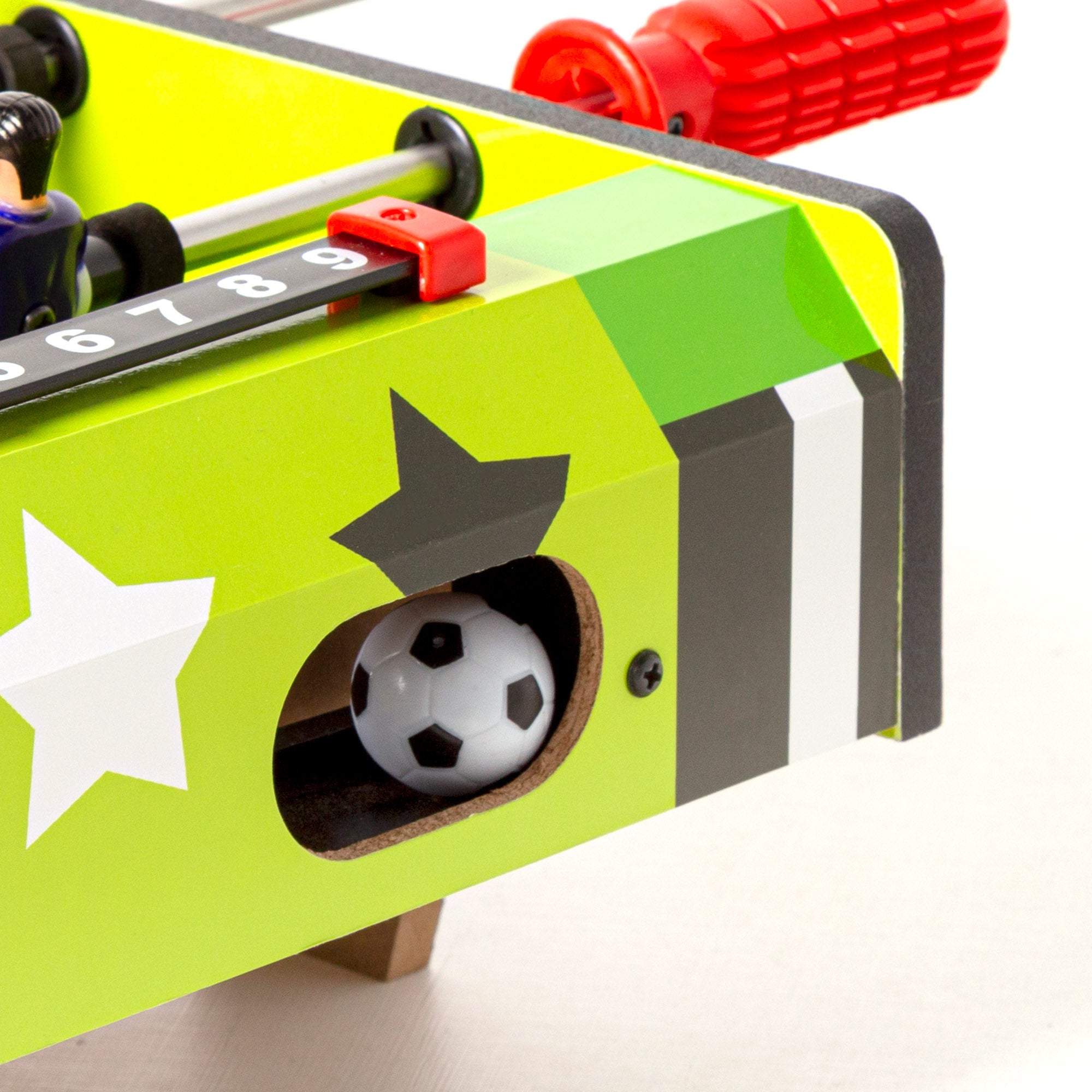 Futbolín de mesa madera con luces 60x32x14 cm CB Games